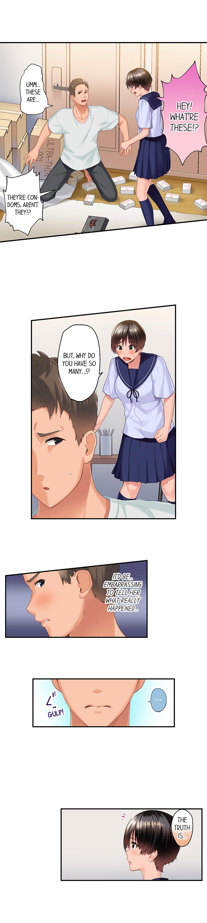 Using 100 Boxes of Condoms With My Childhood Friend! page 8