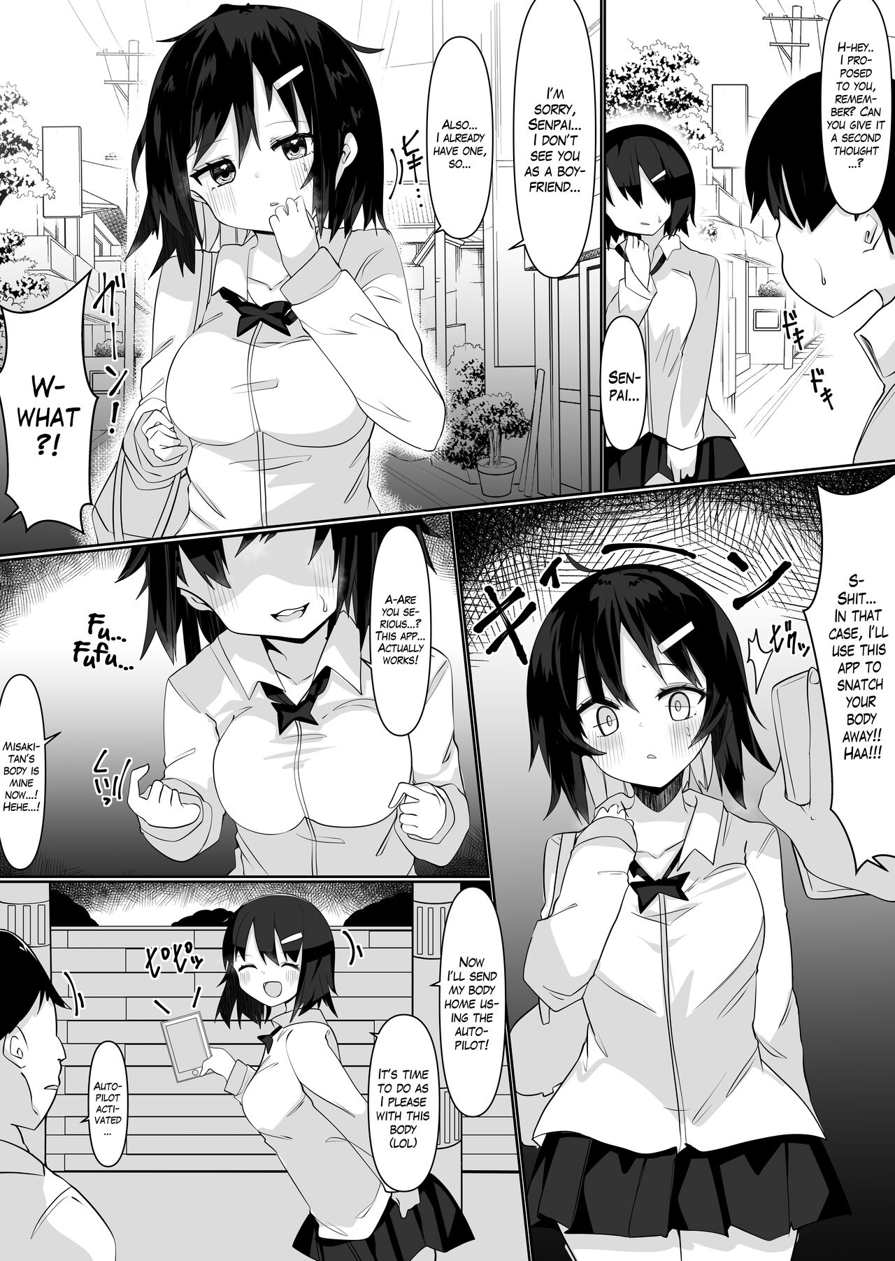 Using a Body Change App to Have Sex! ~Lewdness Overload in a Woman’s Body~ page 5