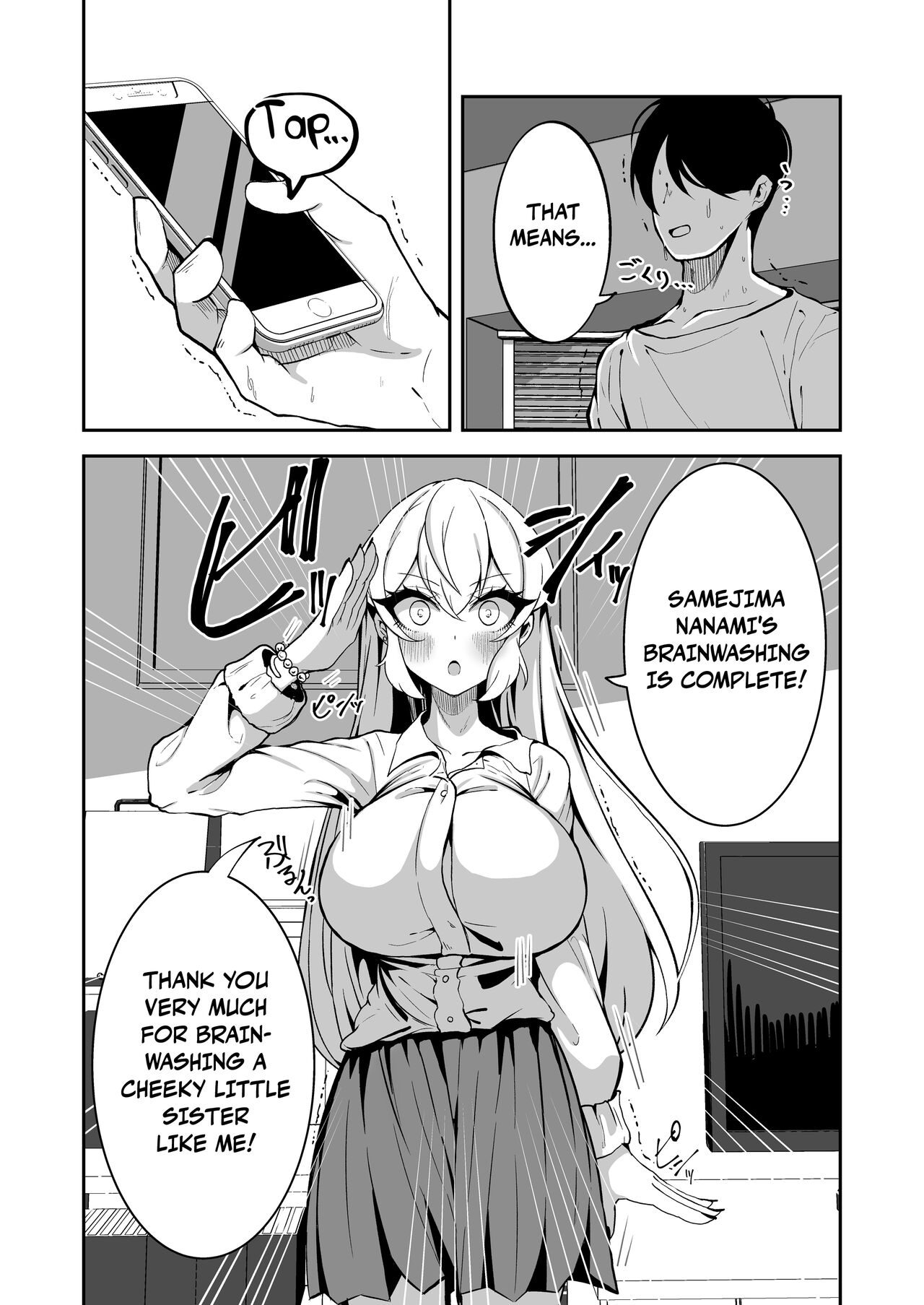 Using a Brainwashing and Modding App to Turn My Cheeky Little Sister Into a Convenient Onahole page 7