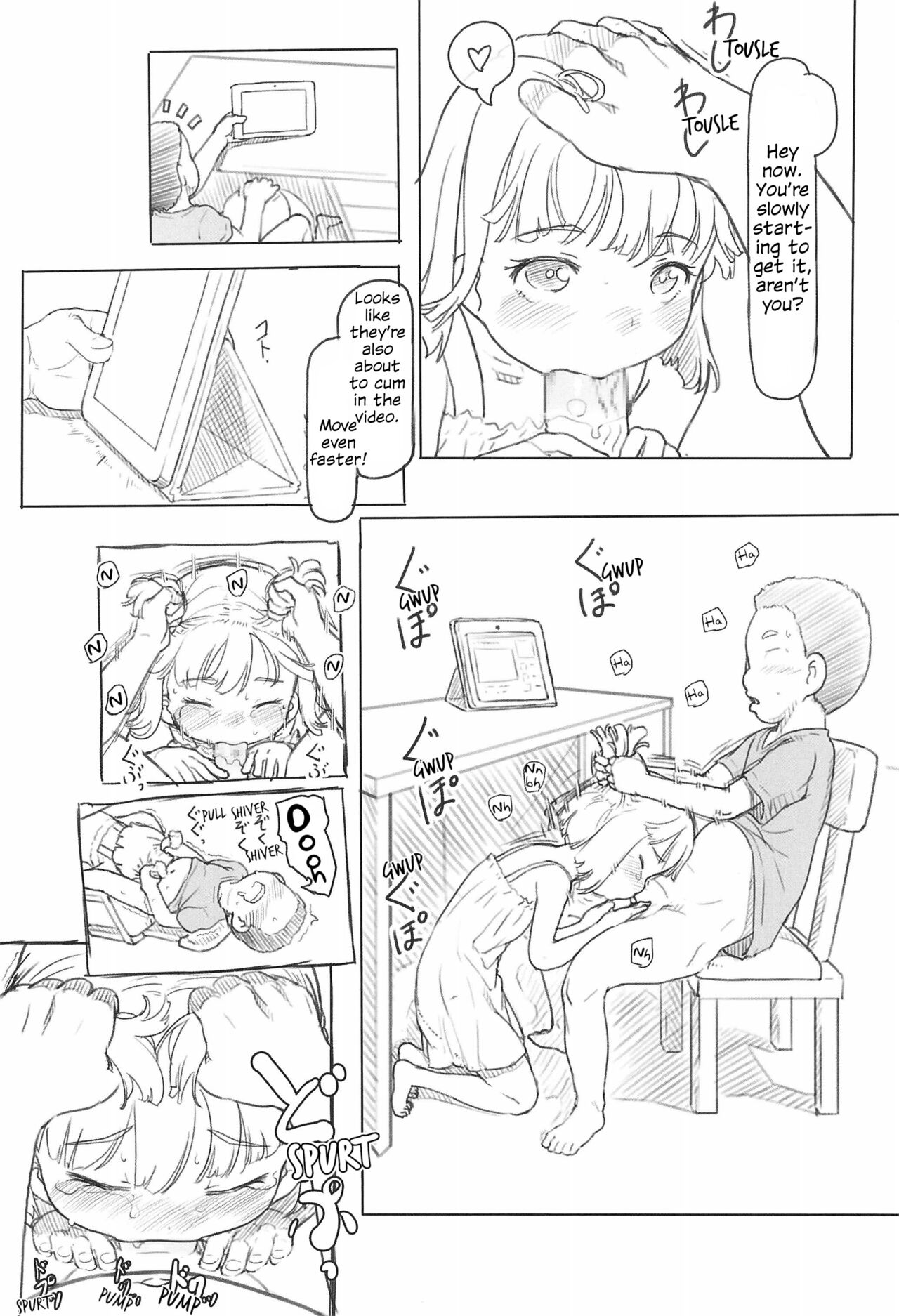 Using A Retarded Little Girl As A Cocksleeve 1-3 page 29