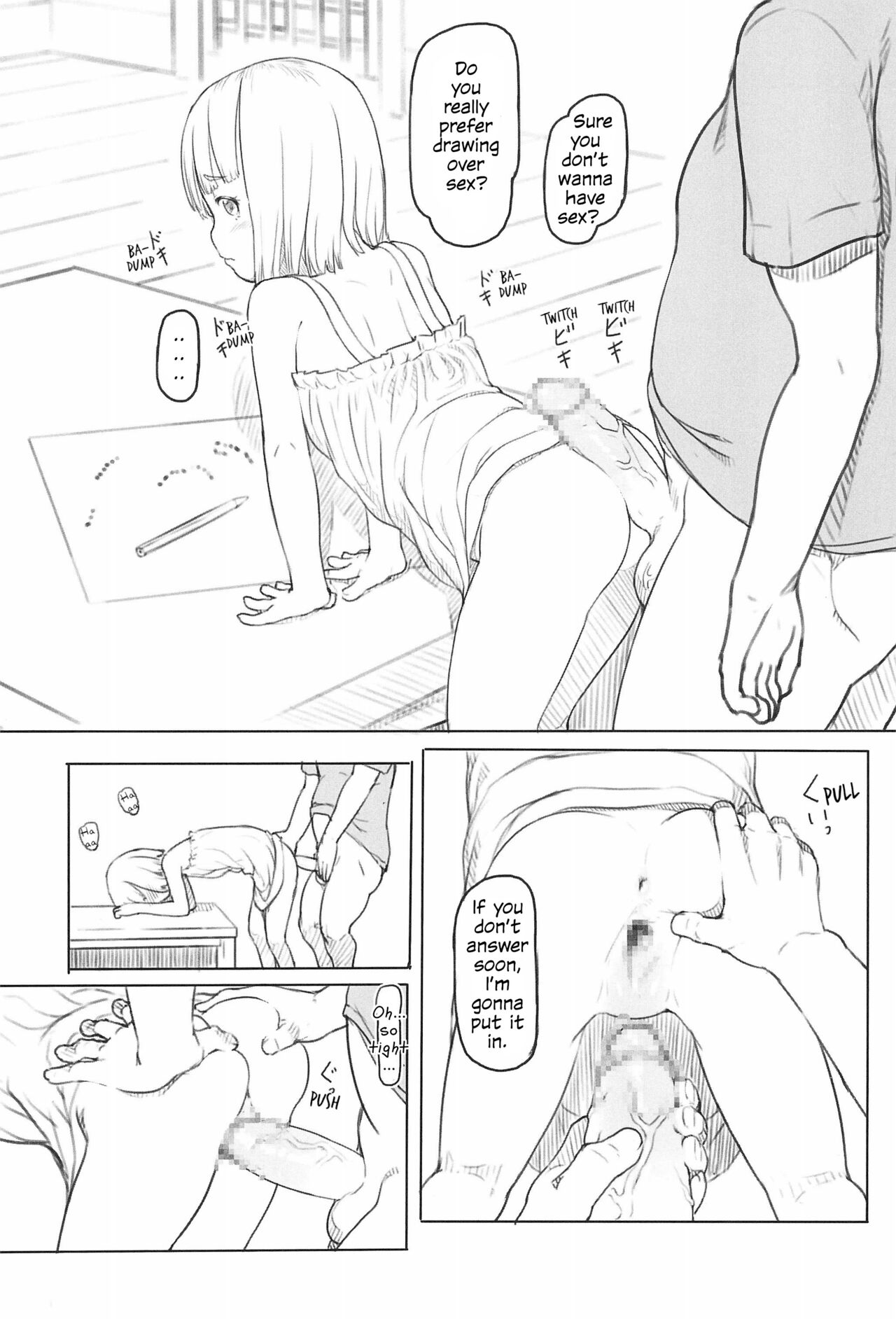 Using A Retarded Little Girl As A Cocksleeve 1-3 page 36