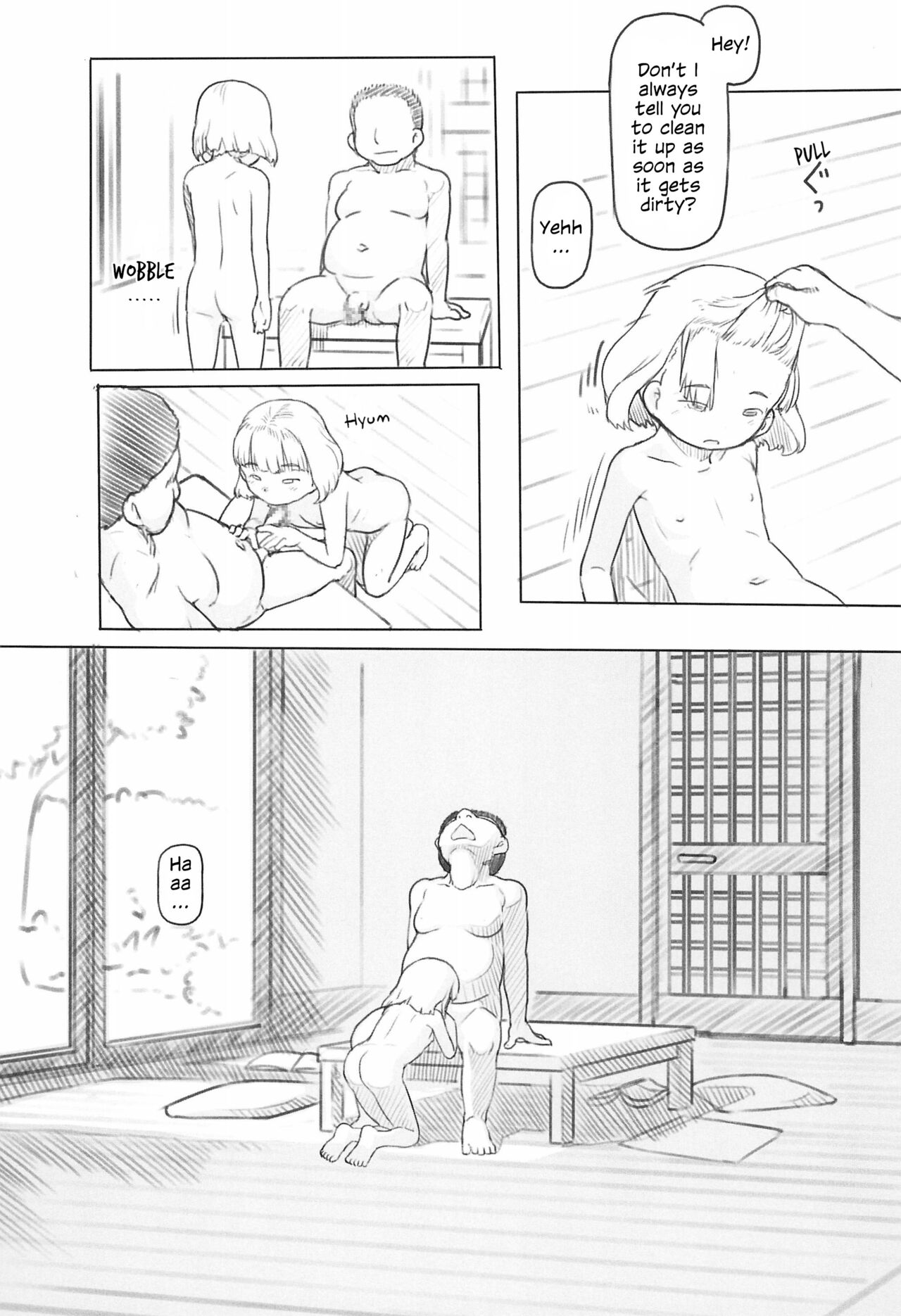 Using A Retarded Little Girl As A Cocksleeve 1-3 page 44