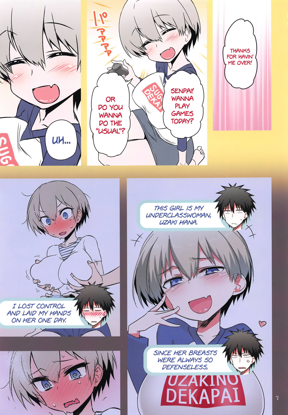 Uzaki-chan wa H Shitai! page 2