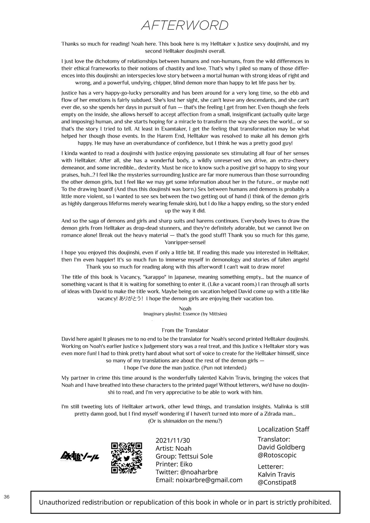 VACANCY page 35