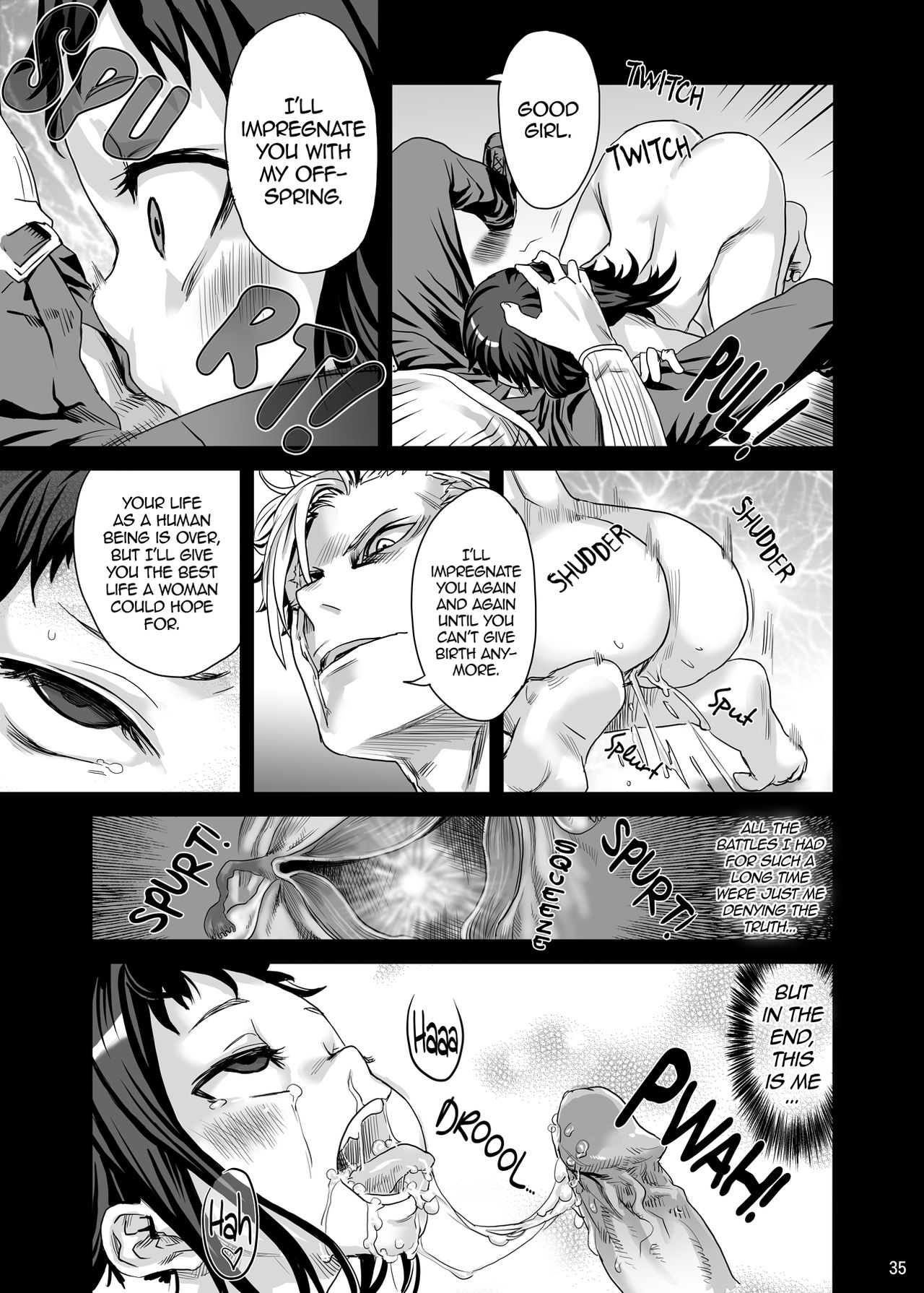 Victim Girls 7 - Jaku Niku Kyoushoku Dog-eat-Bitch page 35