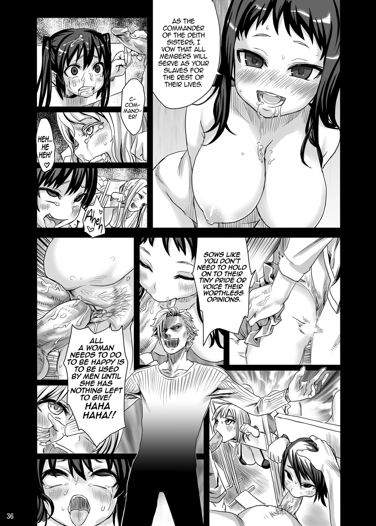 Victim Girls 7 - Jaku Niku Kyoushoku Dog-eat-Bitch page 36