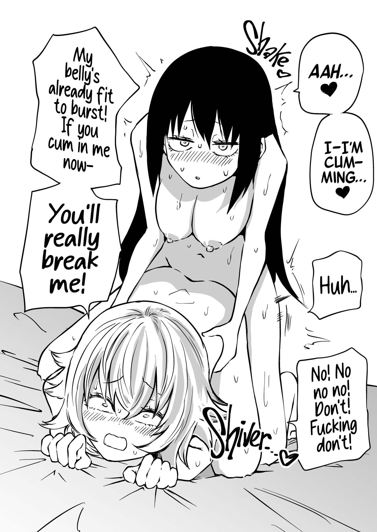 Virgin Futanari Gets Cherry Popped by Her Slutty Junior page 34