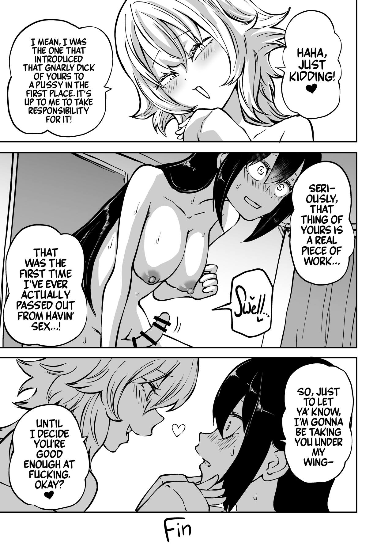 Virgin Futanari Gets Cherry Popped by Her Slutty Junior page 39