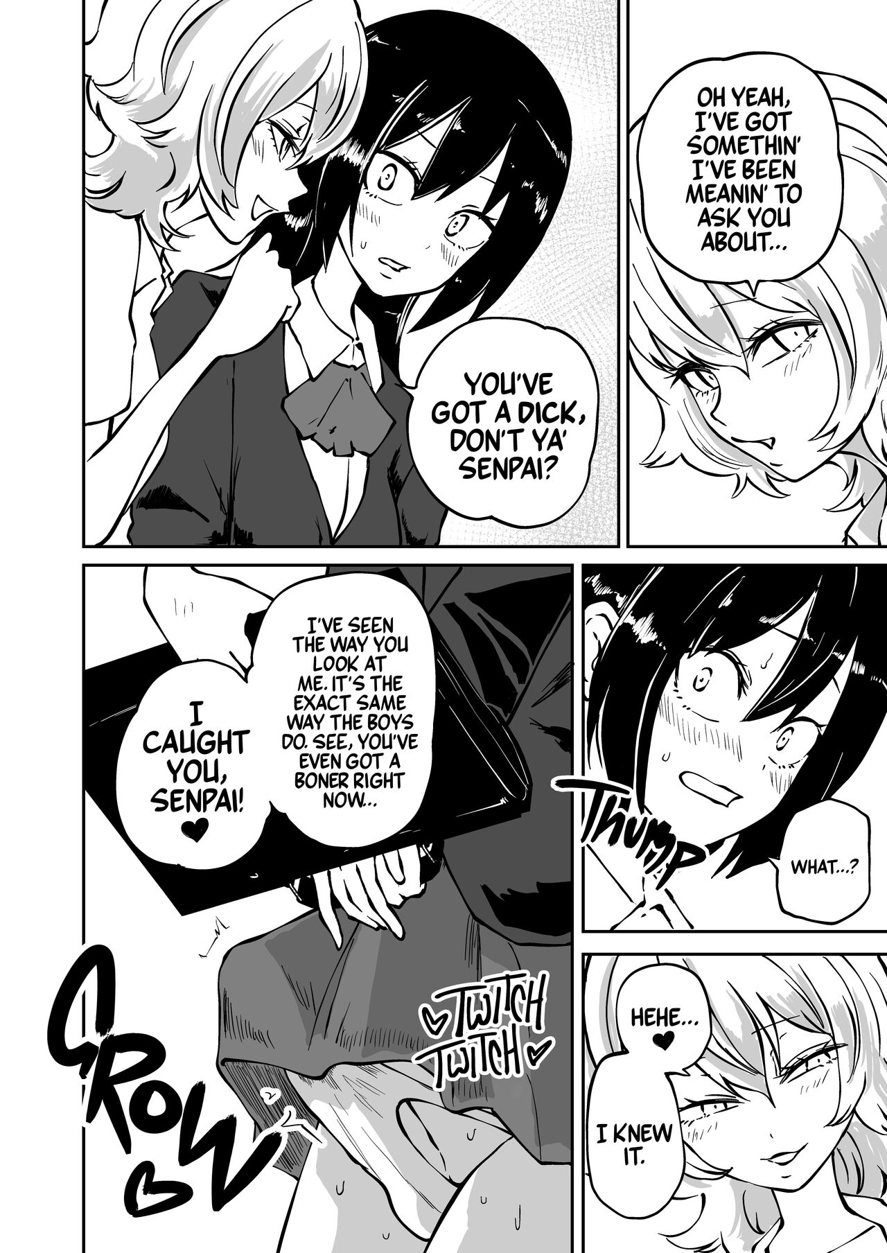 Virgin Futanari Gets Cherry Popped by Her Slutty Junior page 4