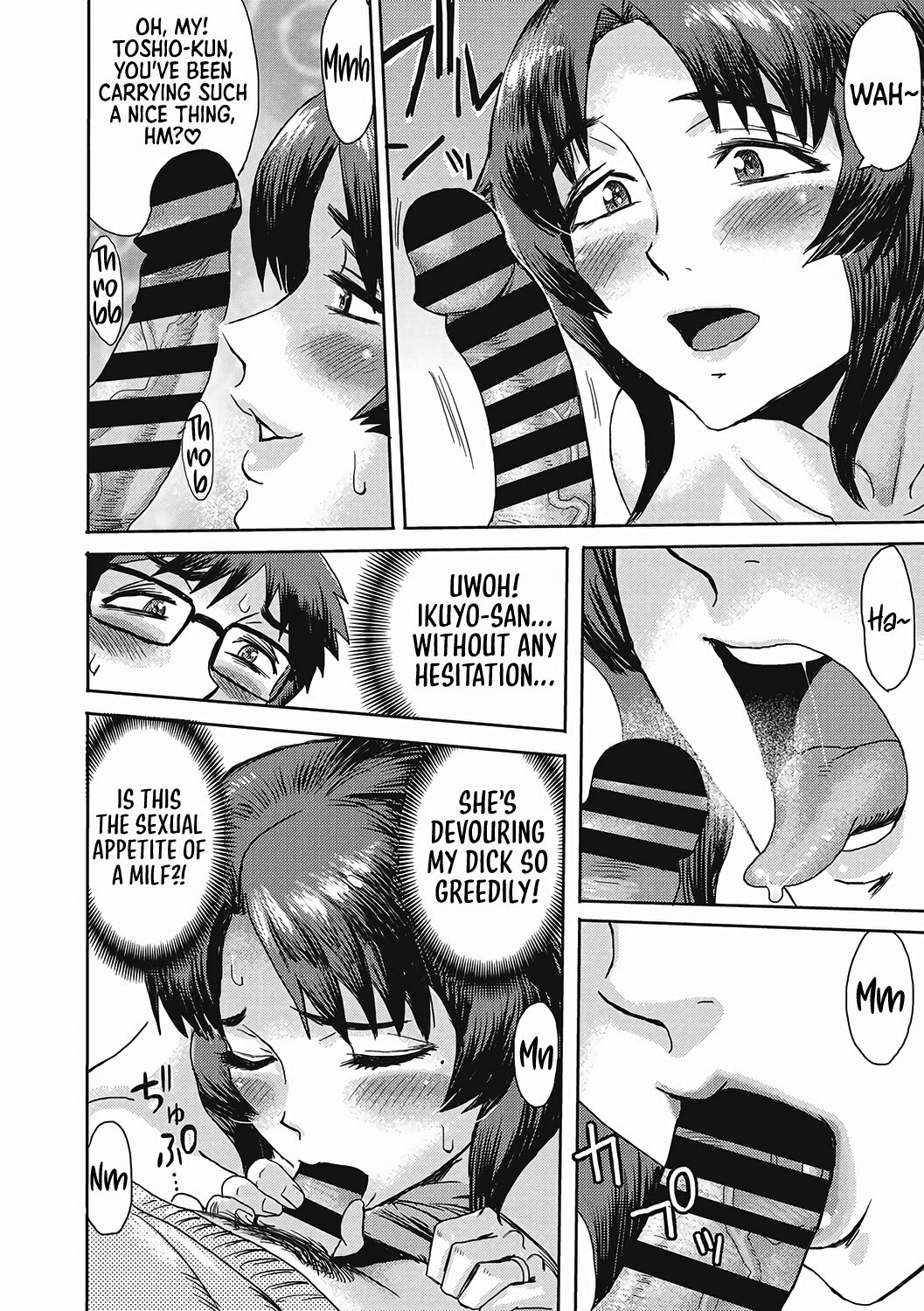 "Virginity-Eating MILF at the Boarding House" series page 8