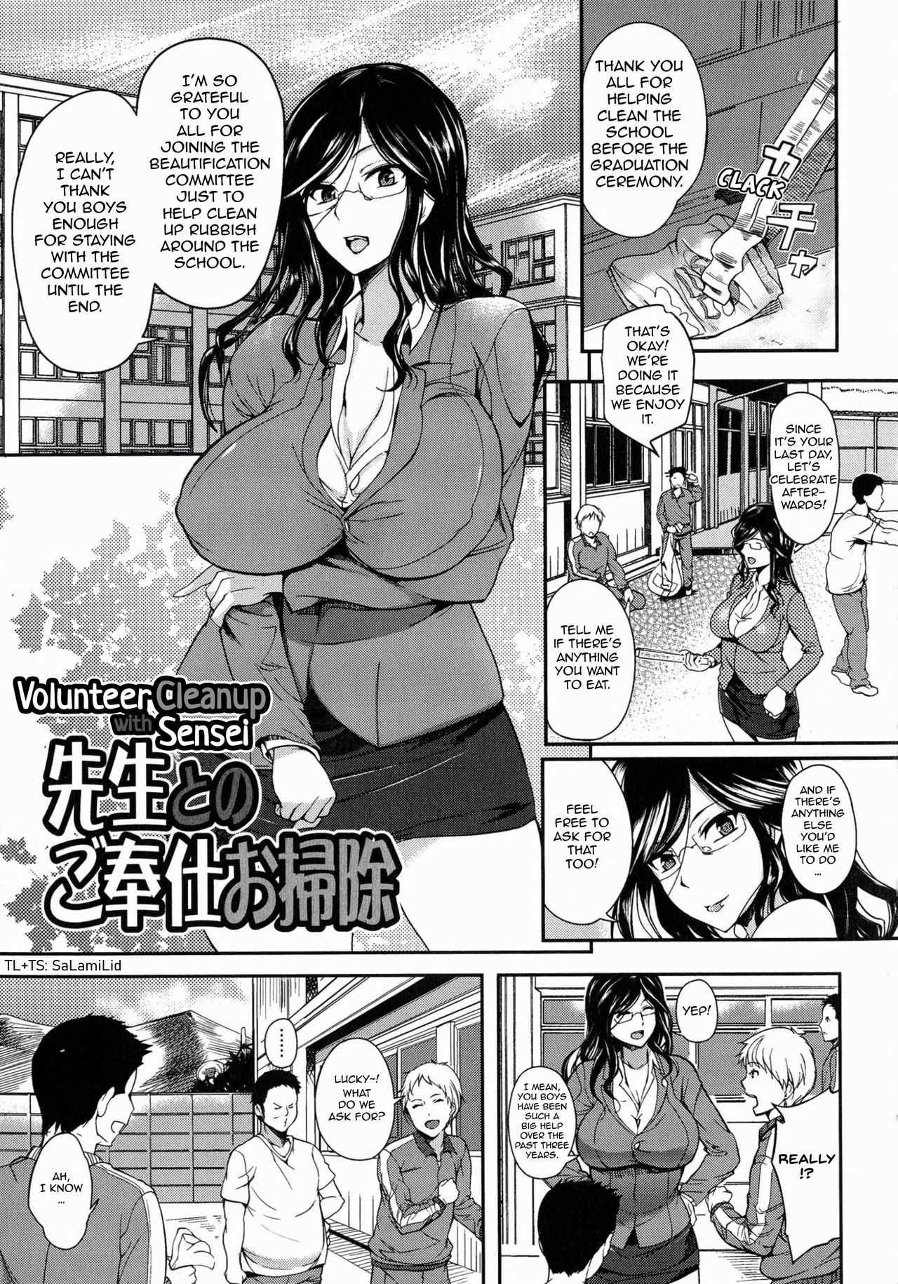 Volunteer Cleanup with Sensei page 1
