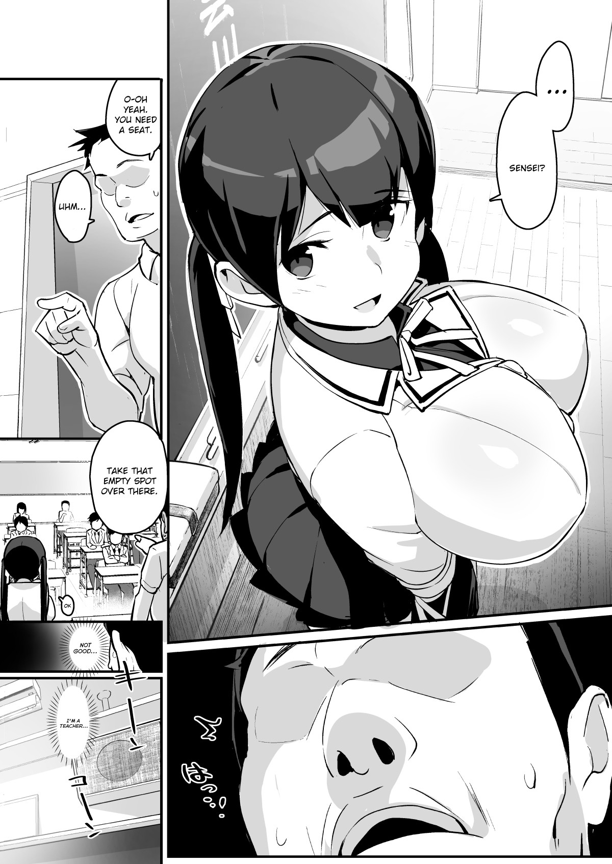 Voluptuous, Buxom Transfer Student Kumokawa Suzuran page 8