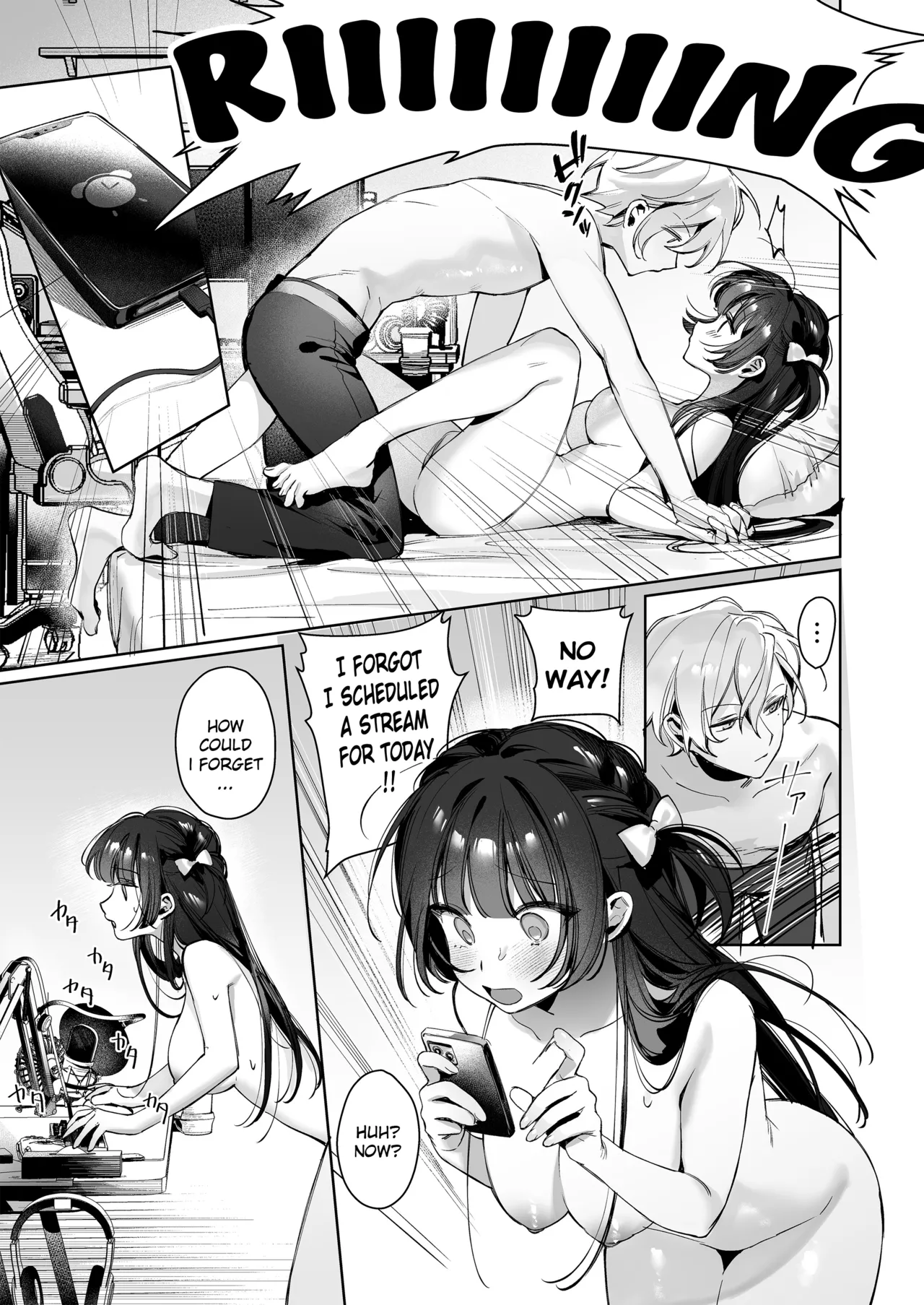 Vtuber Girlfriend, Live Stream Sex Climax page 35