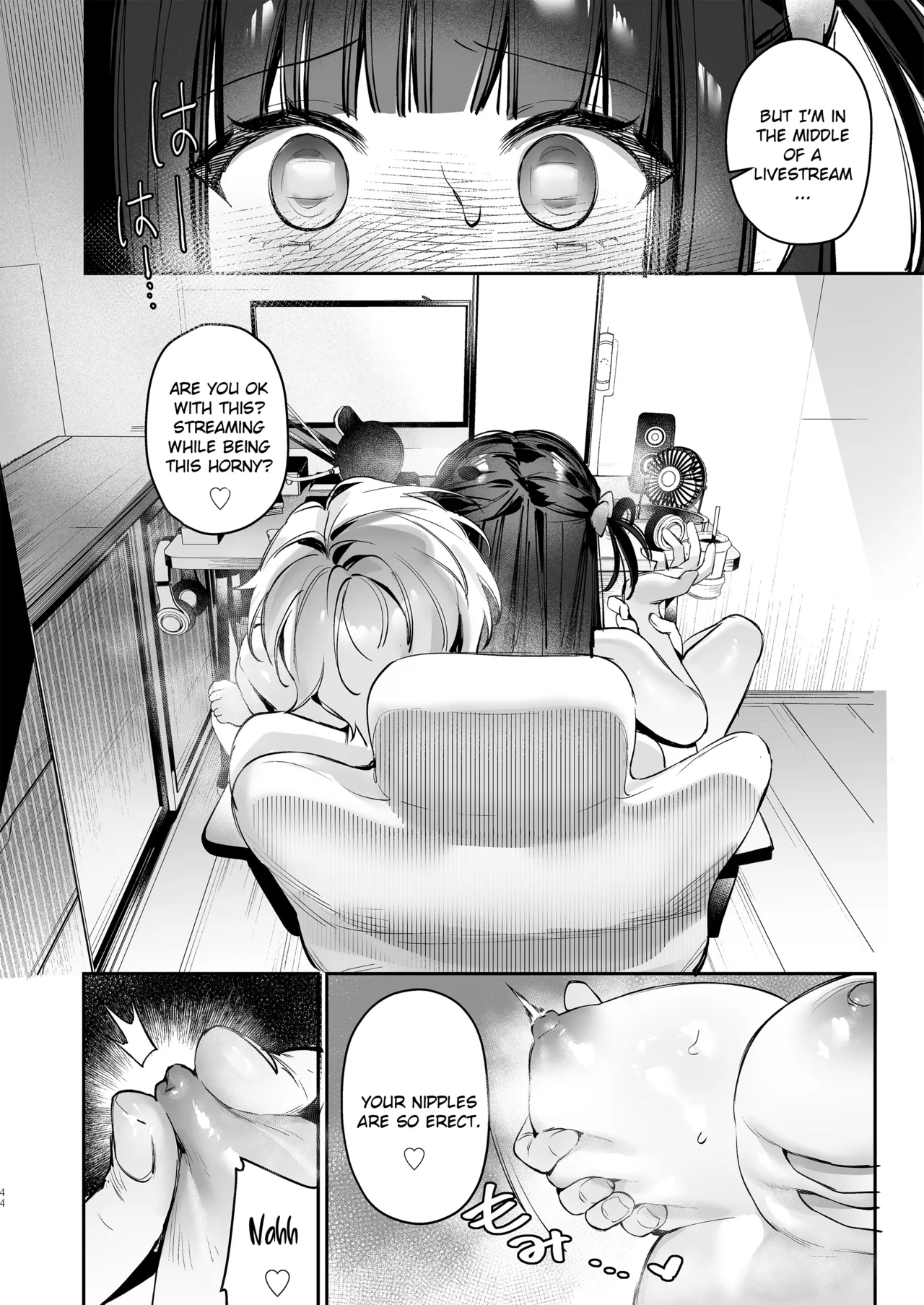 Vtuber Girlfriend, Live Stream Sex Climax page 44