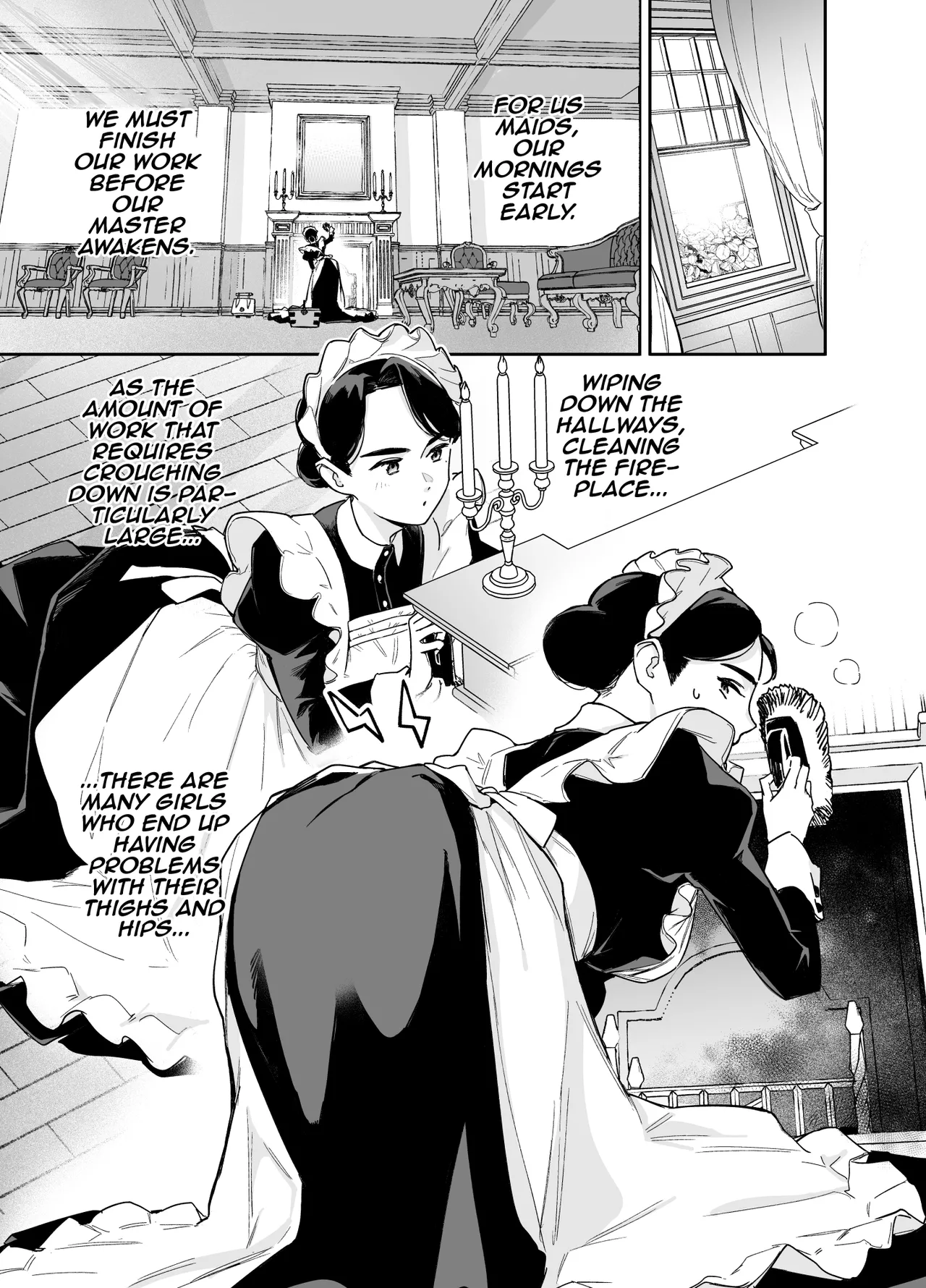 Wagaya no Housemaid Bridget Sei no Gohoushi ~Danro Souji kara Kozukuri made~ /  My Housemaid Bridget's Sexual Service ~ Everything From Fireplace Cleaning, To Babymaking page 4