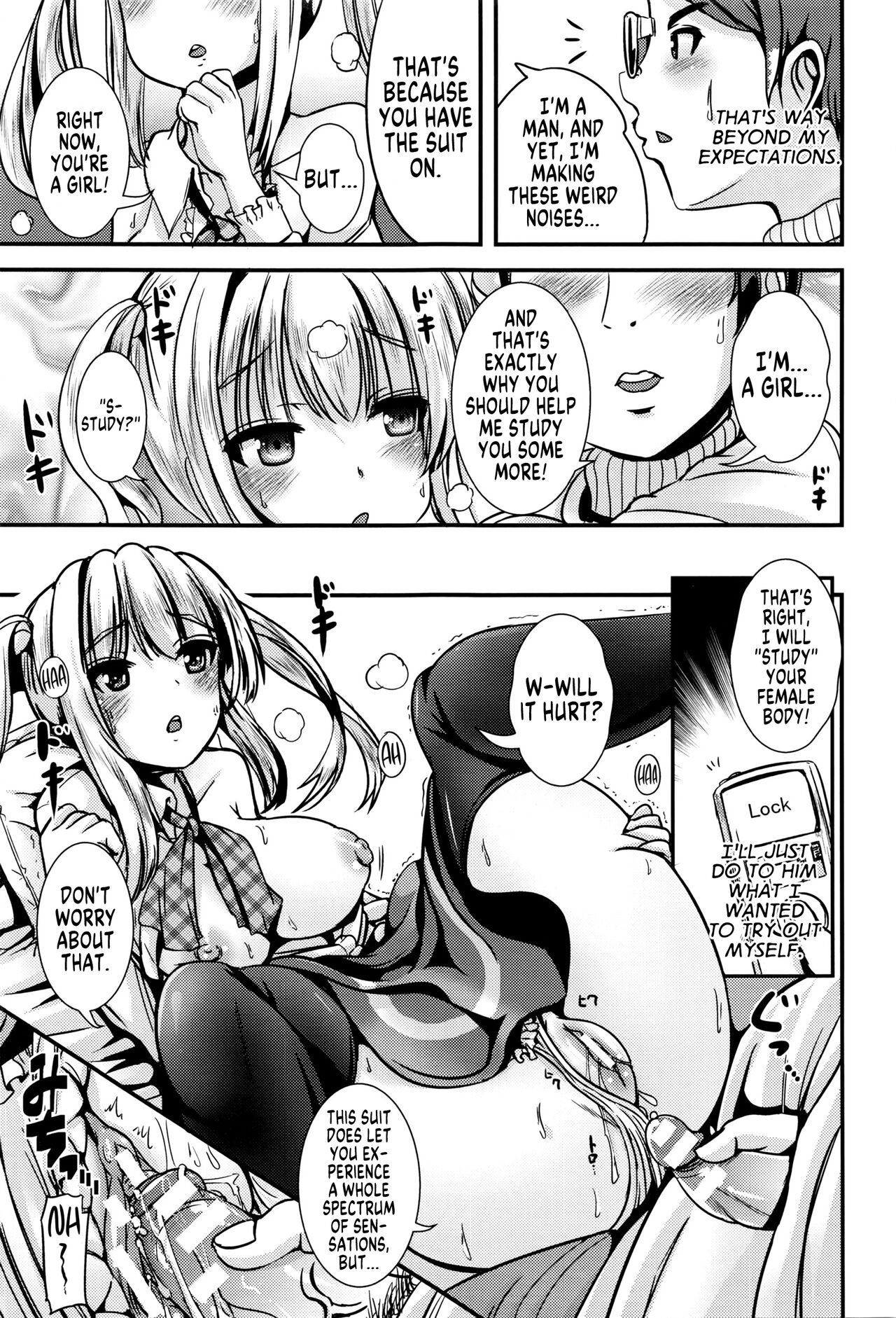 Wakuwaku! Rinshou Jisshuu Joshika Suit Sexy Medical Studies! Girlification Suit page 13