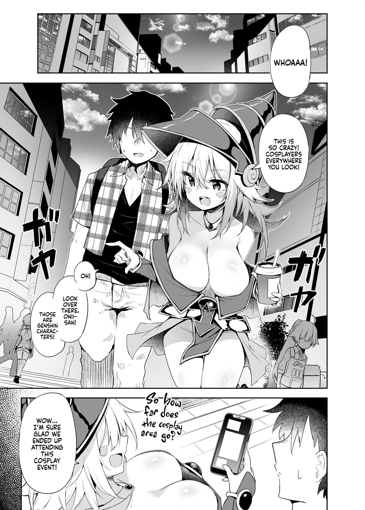 Walking Around Town With My Dark Magician Girl Cosplay GF and Then Fucking Her page 4