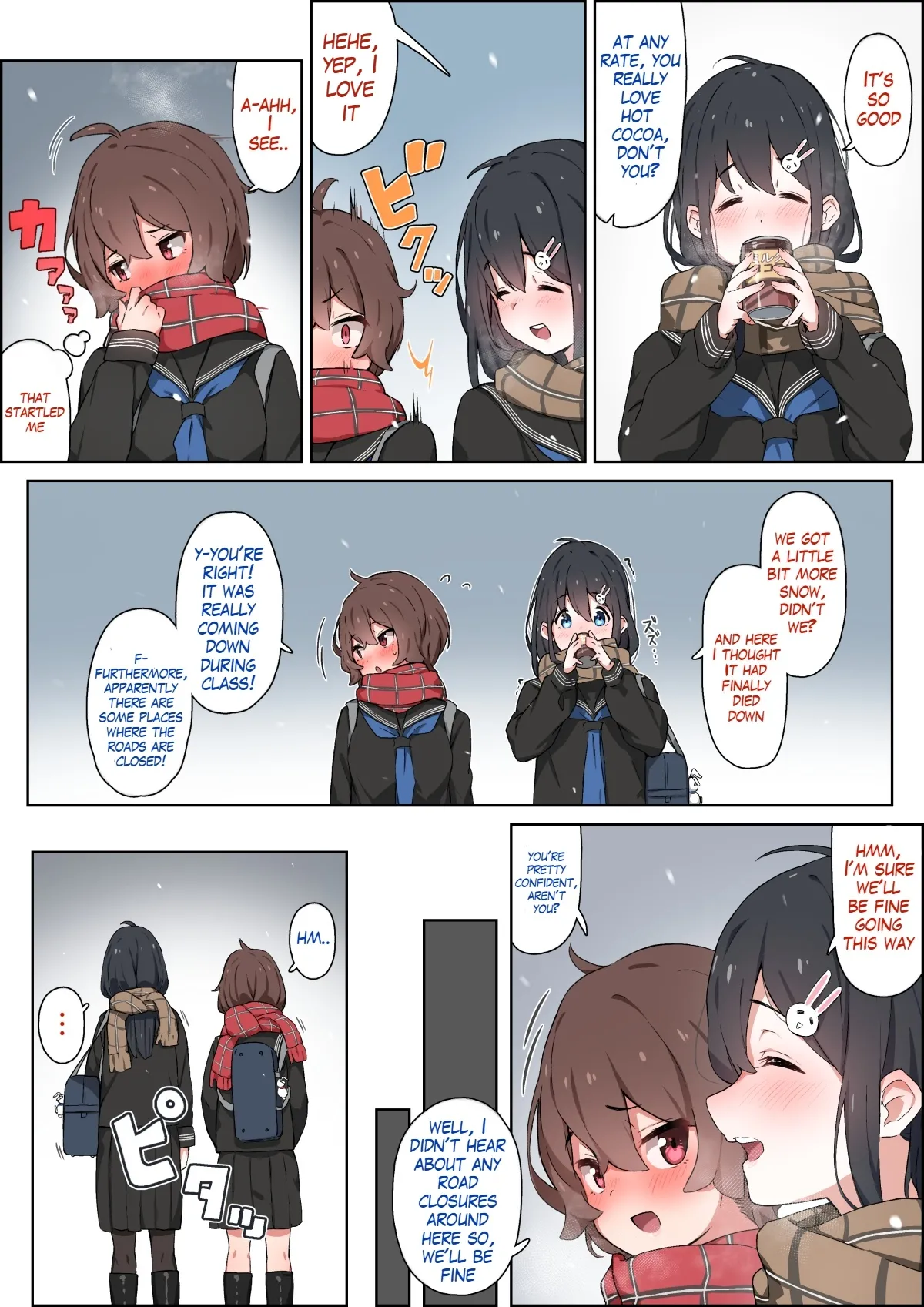 Walking back home in the winter with my childhood friend page 3