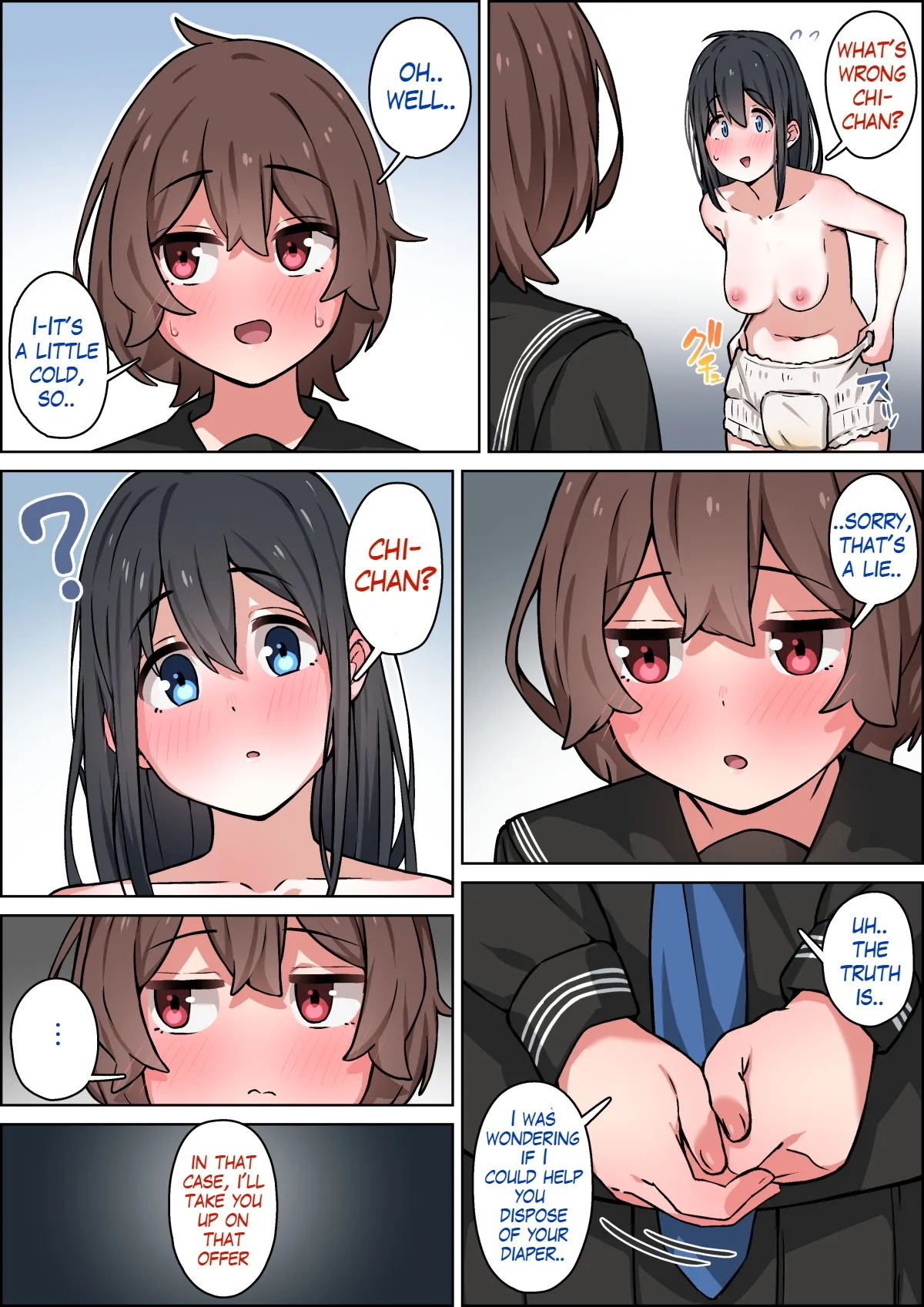 Walking back home in the winter with my childhood friend page 32