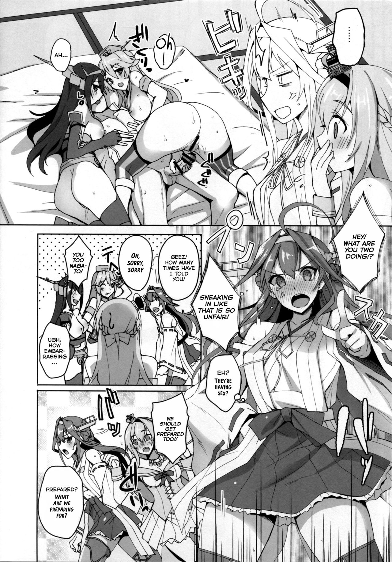 Warspite to Hajimete no Senkan Harem Yasen Seikatsu page 3
