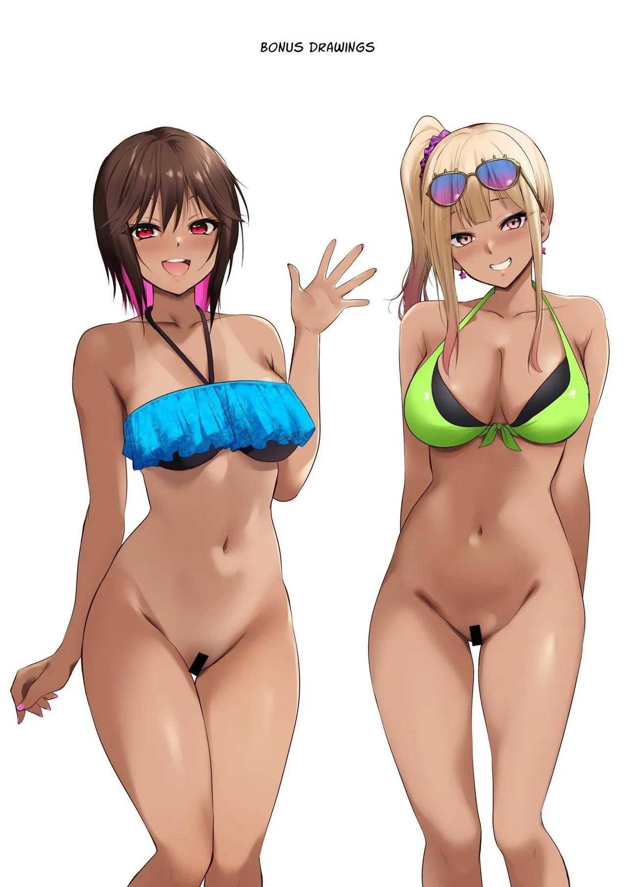 Was working at a Beach when Two Tanned Gals Seduced Me & Popped My Cherry on a Sweaty Summer Day page 33