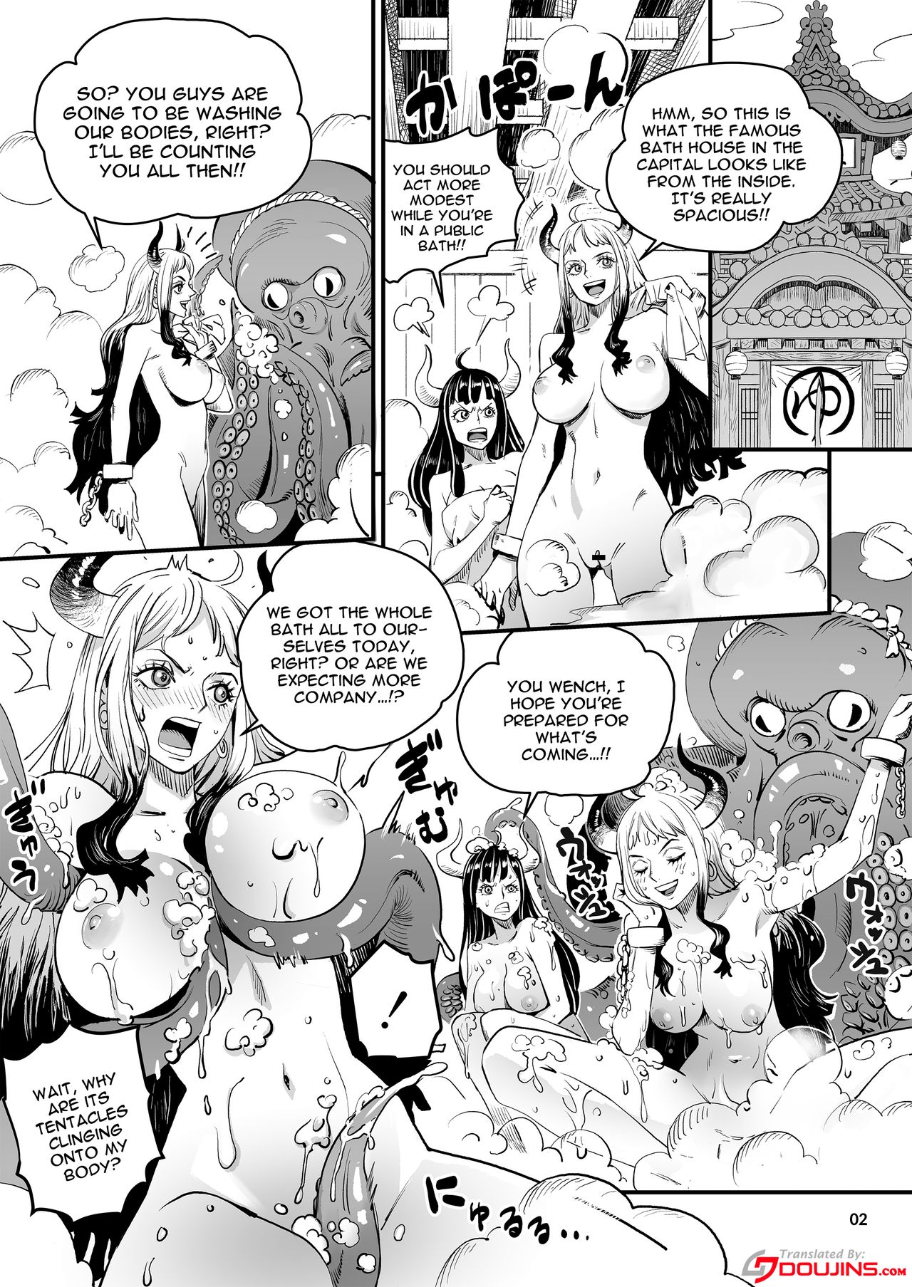 Washing By Rubbing In The Wano Bathhouse page 2