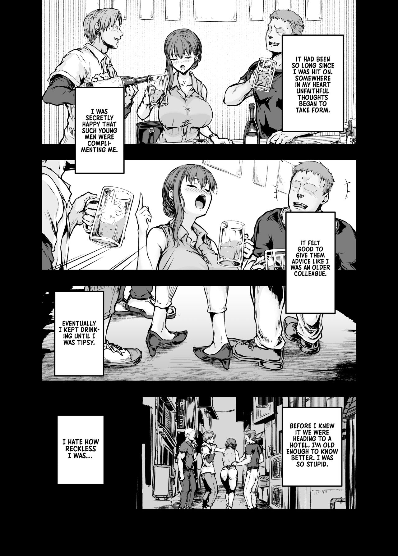 Watashi... Kaerare Chaimashita. -AroThir OL ga Yarichin Daigakusei-tachi no Chinpo ni Dohamari suru made- page 11