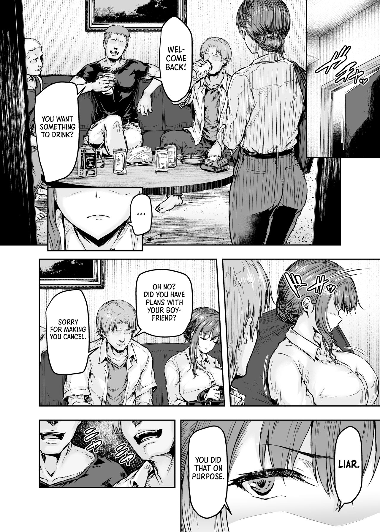 Watashi... Kaerare Chaimashita. -AroThir OL ga Yarichin Daigakusei-tachi no Chinpo ni Dohamari suru made- page 33