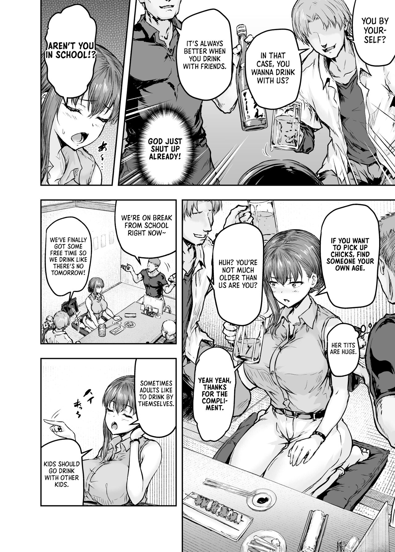 Watashi... Kaerare Chaimashita. -AroThir OL ga Yarichin Daigakusei-tachi no Chinpo ni Dohamari suru made- page 9
