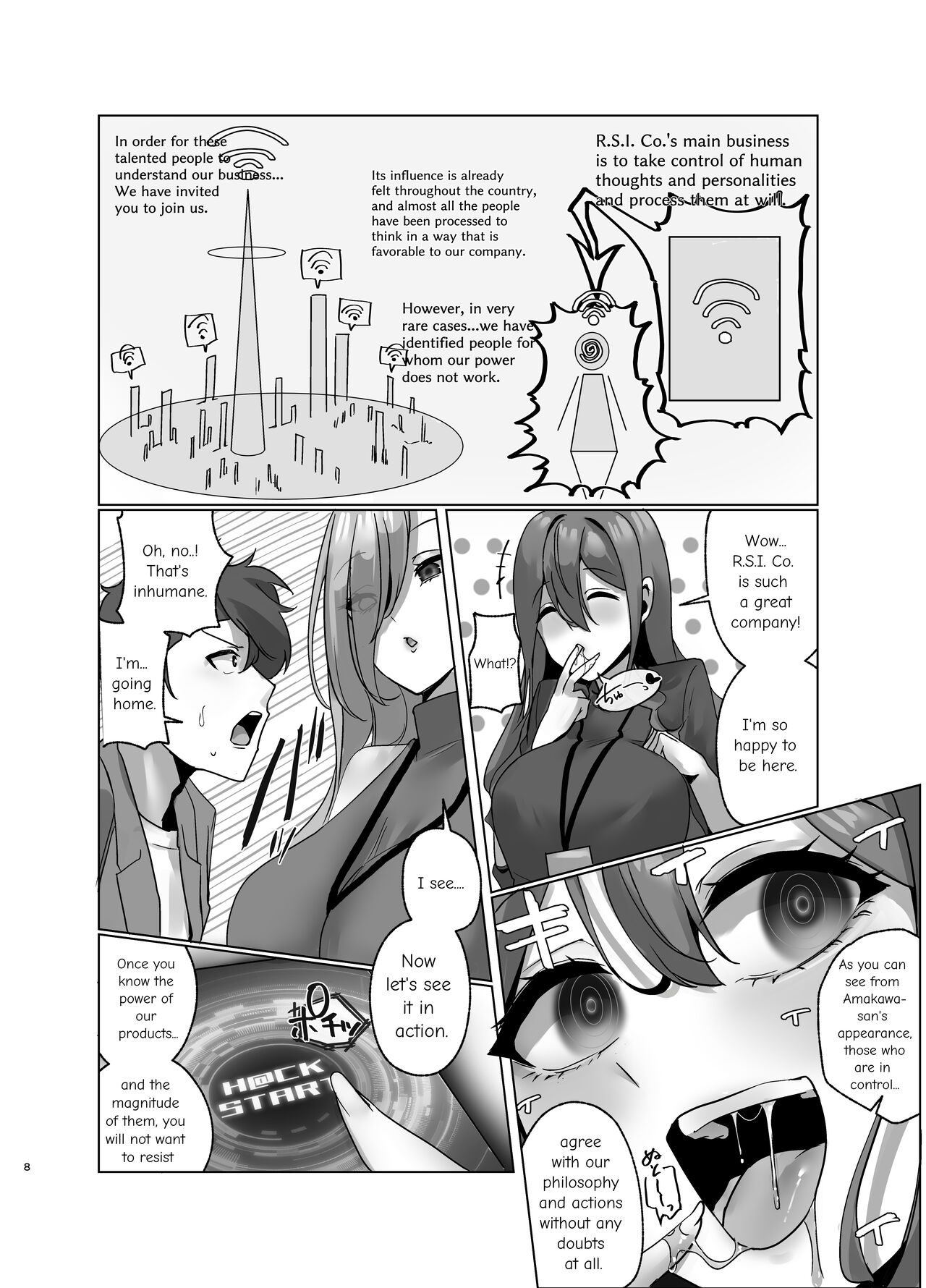 Watashi, Onaho ni Narimasu! ~R. S. I. Sha Intern Katsudou Kiroku~ page 8