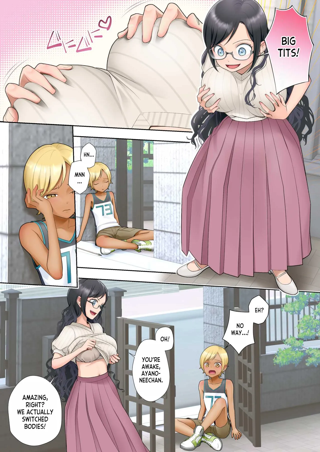 Watashi swap Ore ~Kinjo no Sukebe na Itazurakko to Karada o Irekaerareta Watashi~ page 6