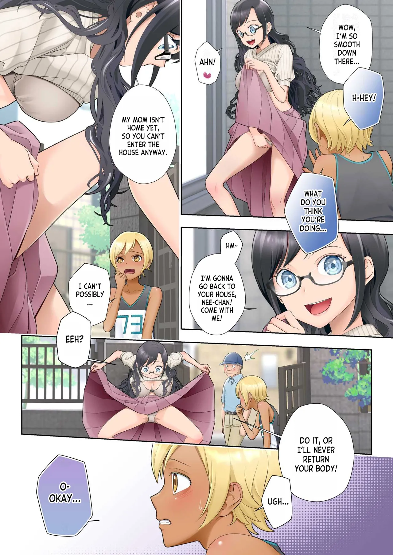 Watashi swap Ore ~Kinjo no Sukebe na Itazurakko to Karada o Irekaerareta Watashi~ page 7