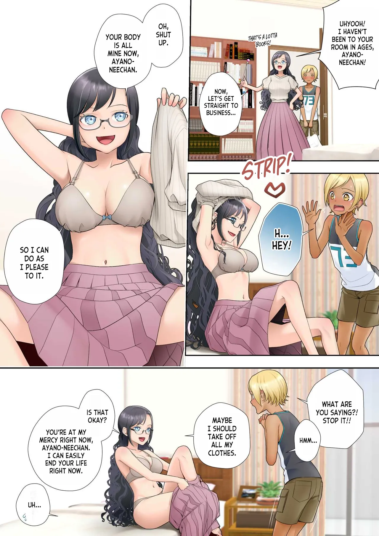 Watashi swap Ore ~Kinjo no Sukebe na Itazurakko to Karada o Irekaerareta Watashi~ page 8