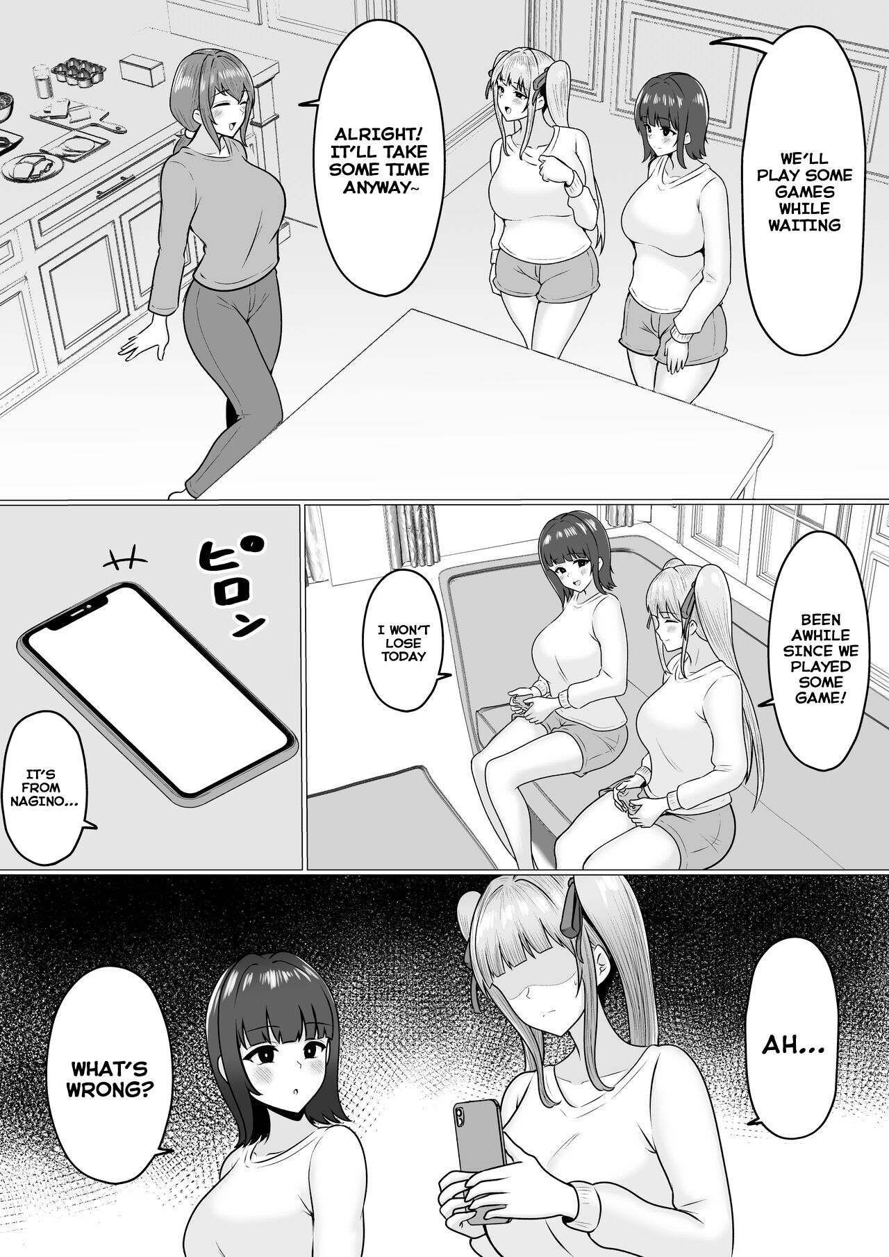 Watashi-tachi JK Shimai wa Mama to Issho ni Papakatsu Shitemasu page 56