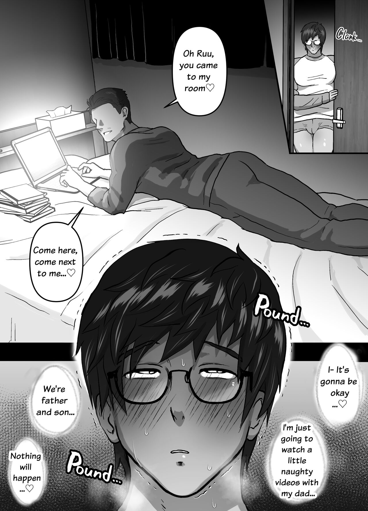 Watching Porn Videos Alone with my Dad page 13