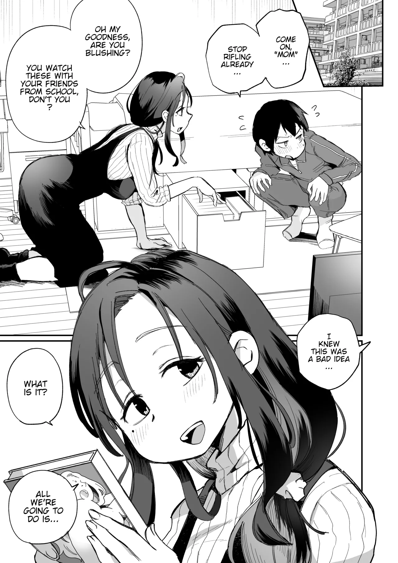 Watching Porn with my Pushy Stepmom ~The First Time~ page 2