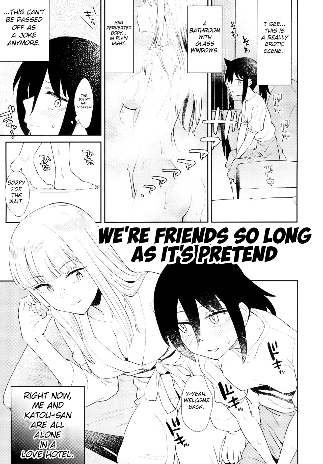 We're Friends So Long As It's Pretend page 1