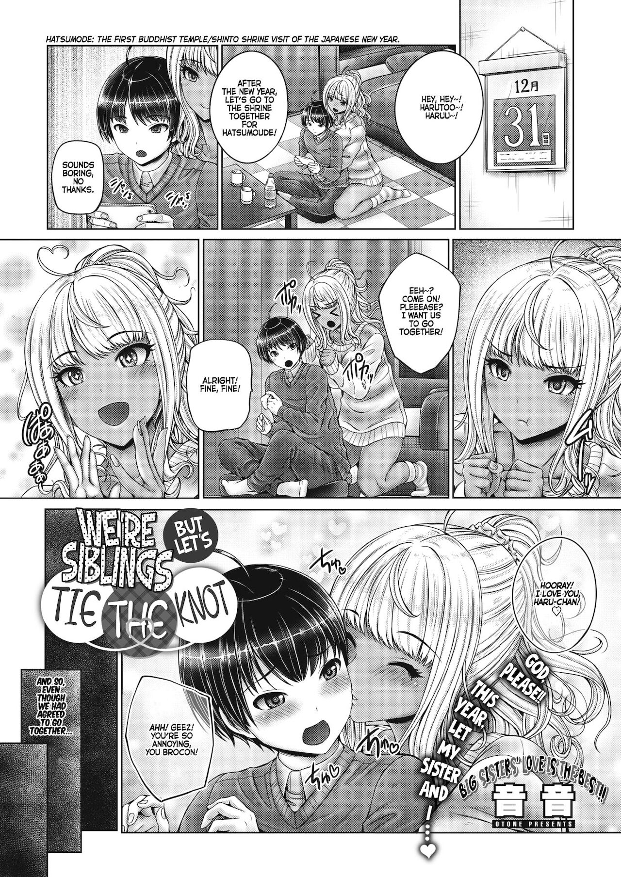 We're Siblings but Let's Tie the Knot page 1