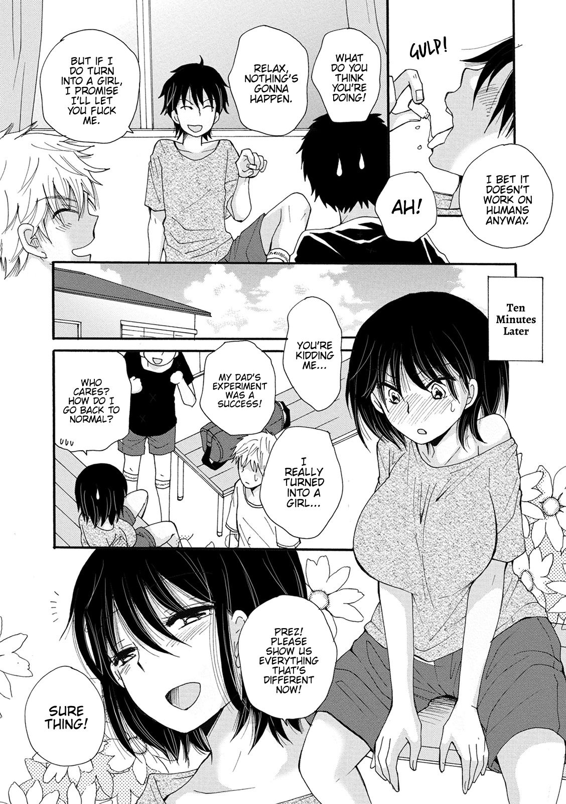 WEB Ban Mesuiki!! Nyotaika Yuugi Vol. 04 page 36