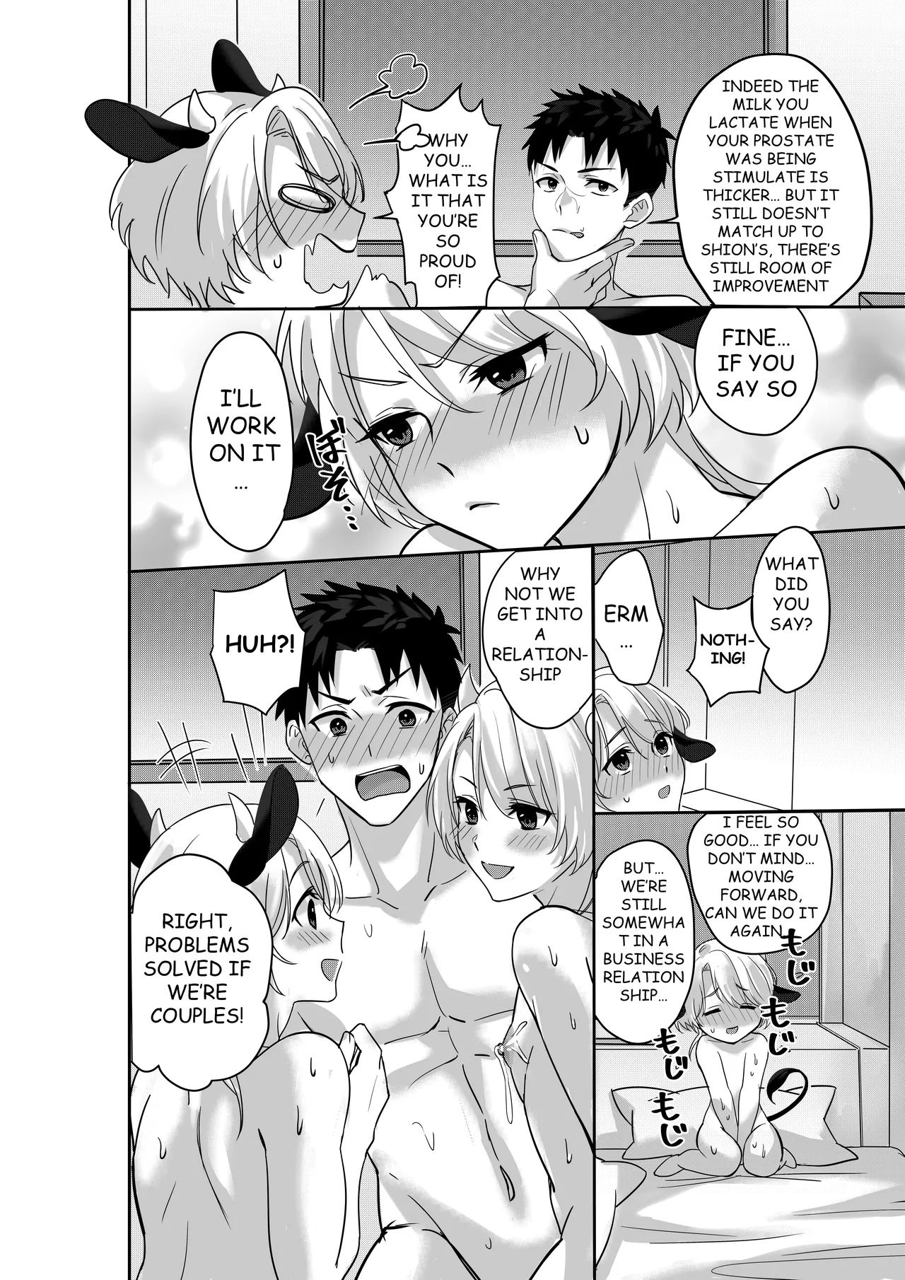 WELCOME TO MILK BULLS CAFE PLEASE INDULGE TO THE TWIN MILK BULLS’ EXTRA THICK YET EROTIC MILK page 31