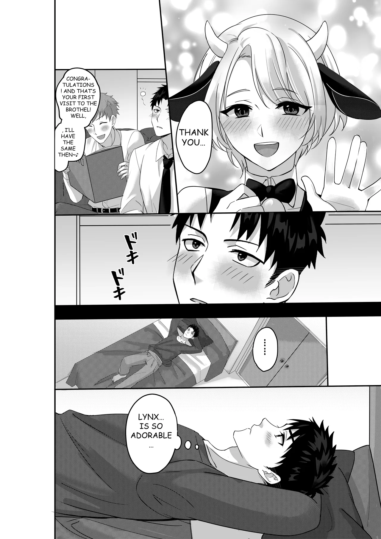 WELCOME TO MILK BULLS CAFE PLEASE INDULGE TO THE TWIN MILK BULLS’ EXTRA THICK YET EROTIC MILK page 9