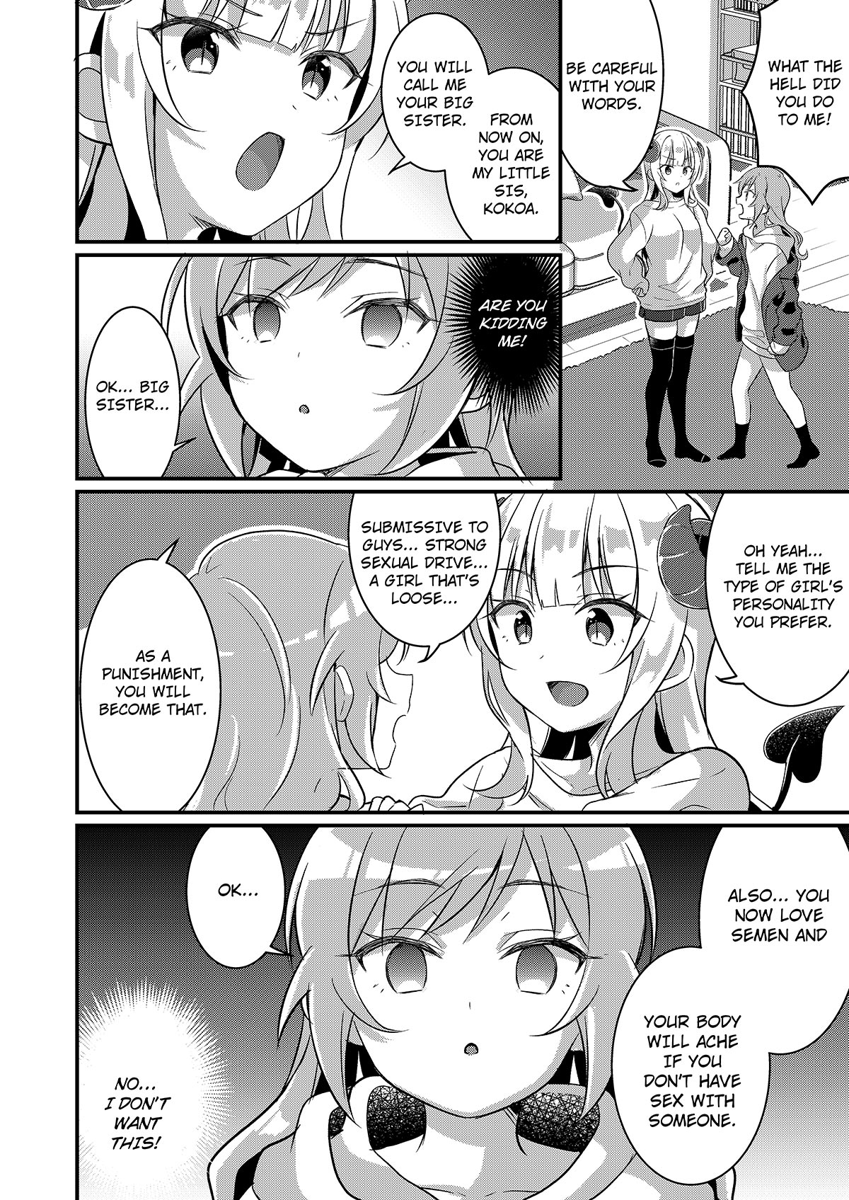 Welcome to the Succubus Sorority 2 ~Turned into my younger sister's little sister and got a girlfriend~ page 19