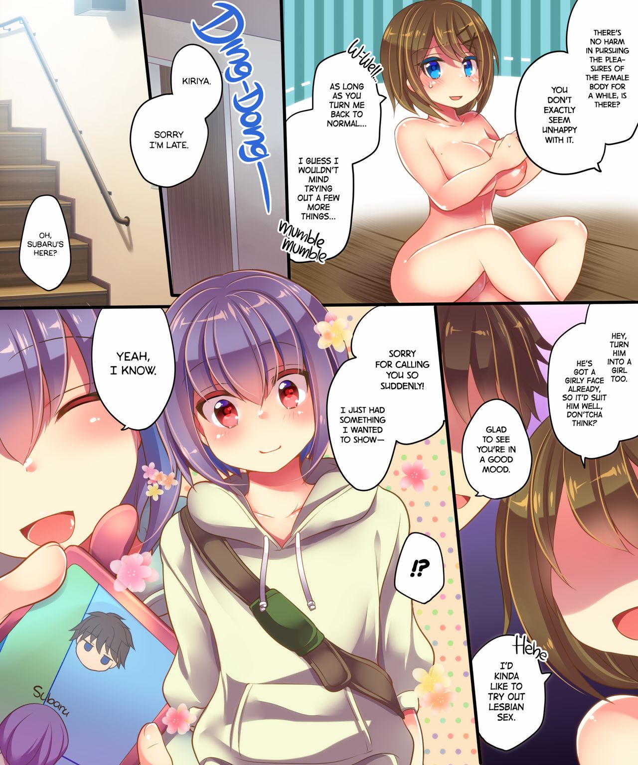 What Happens When You Gender Bend Close Friends With A Magic App lol page 31