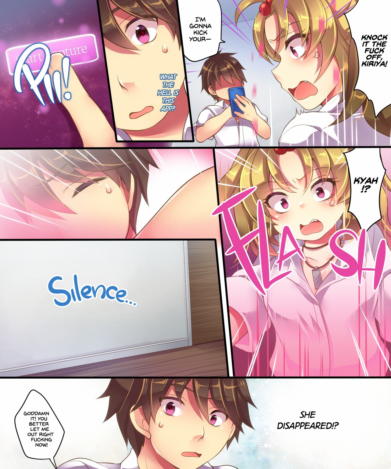 What Happens When You Gender Bend Close Friends With A Magic App lol page 4