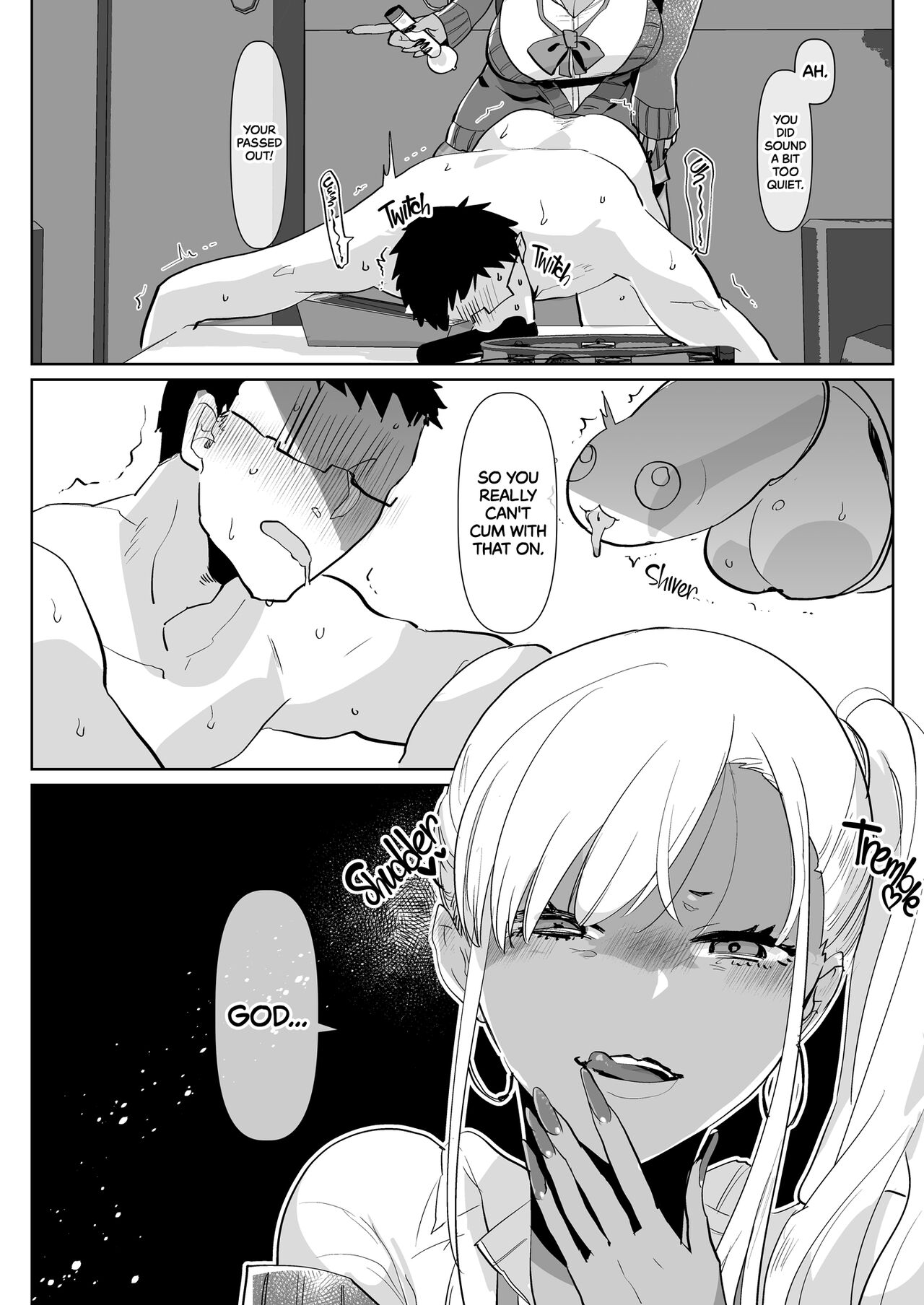 What Happens When Your Tan Gyaru Futa Girlfriend Is in a Bad Mood and Invites You To Karaoke... page 16