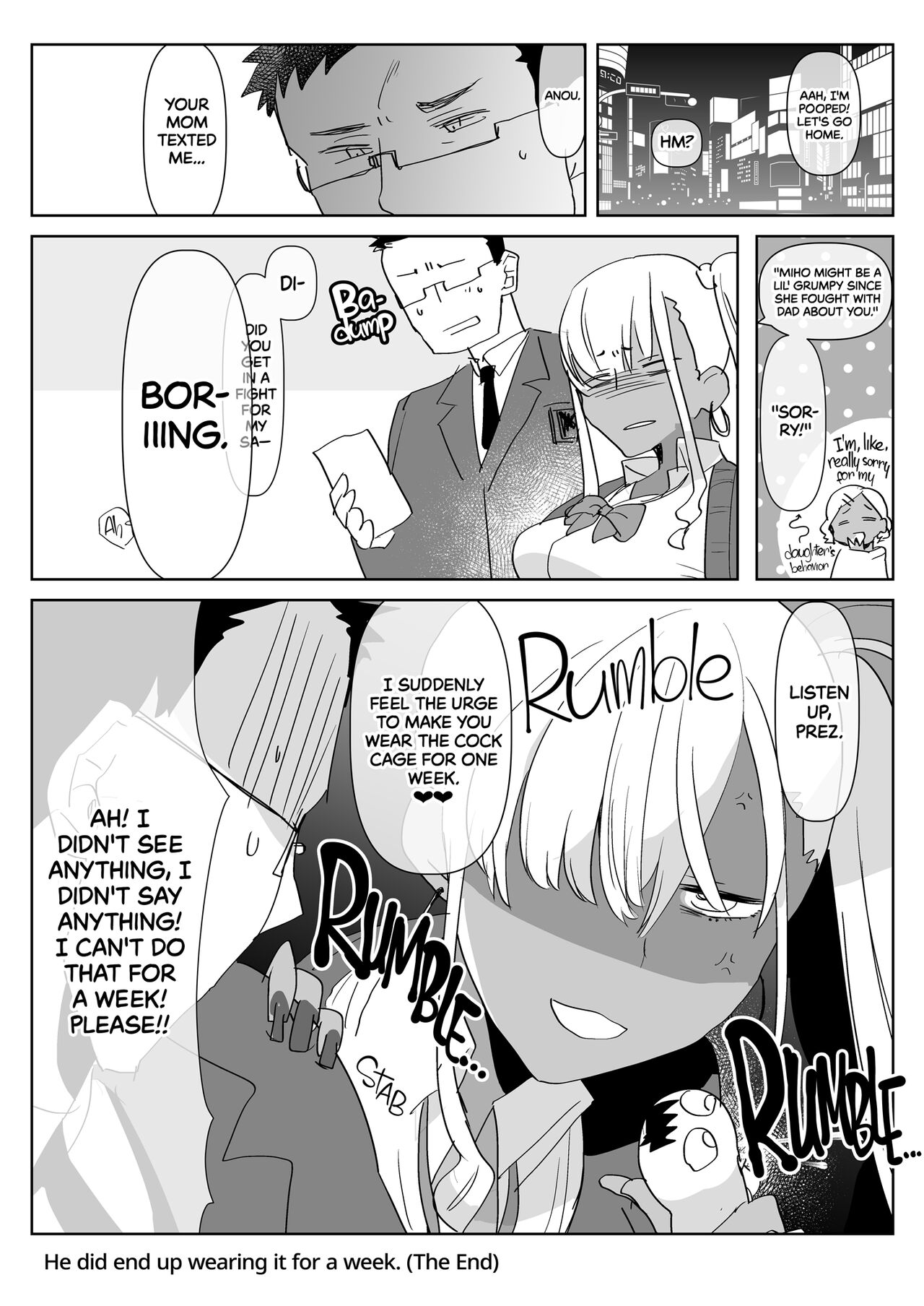 What Happens When Your Tan Gyaru Futa Girlfriend Is in a Bad Mood and Invites You To Karaoke... page 30