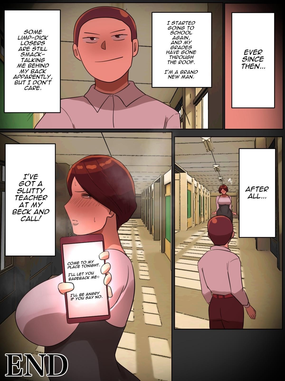 What would happen if you said "Let's have sex." while your teacher was scolding you? page 33
