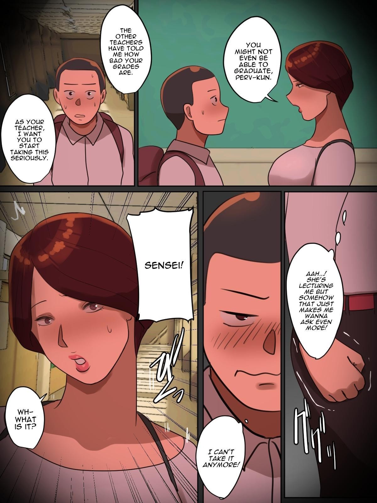 What would happen if you said "Let's have sex." while your teacher was scolding you? page 6