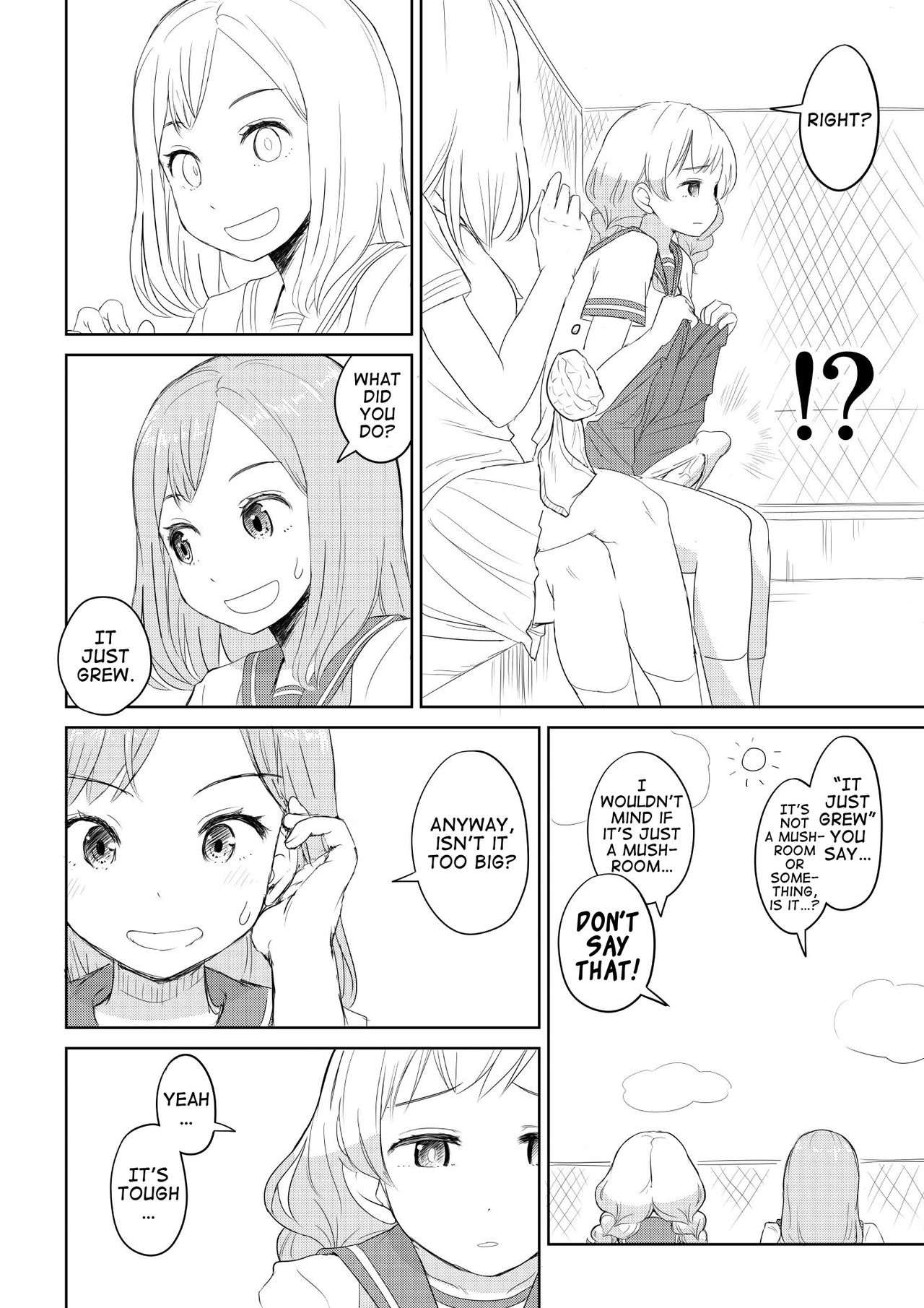What Would You Do If You Grew a Dick? Best Friend Chapter page 2