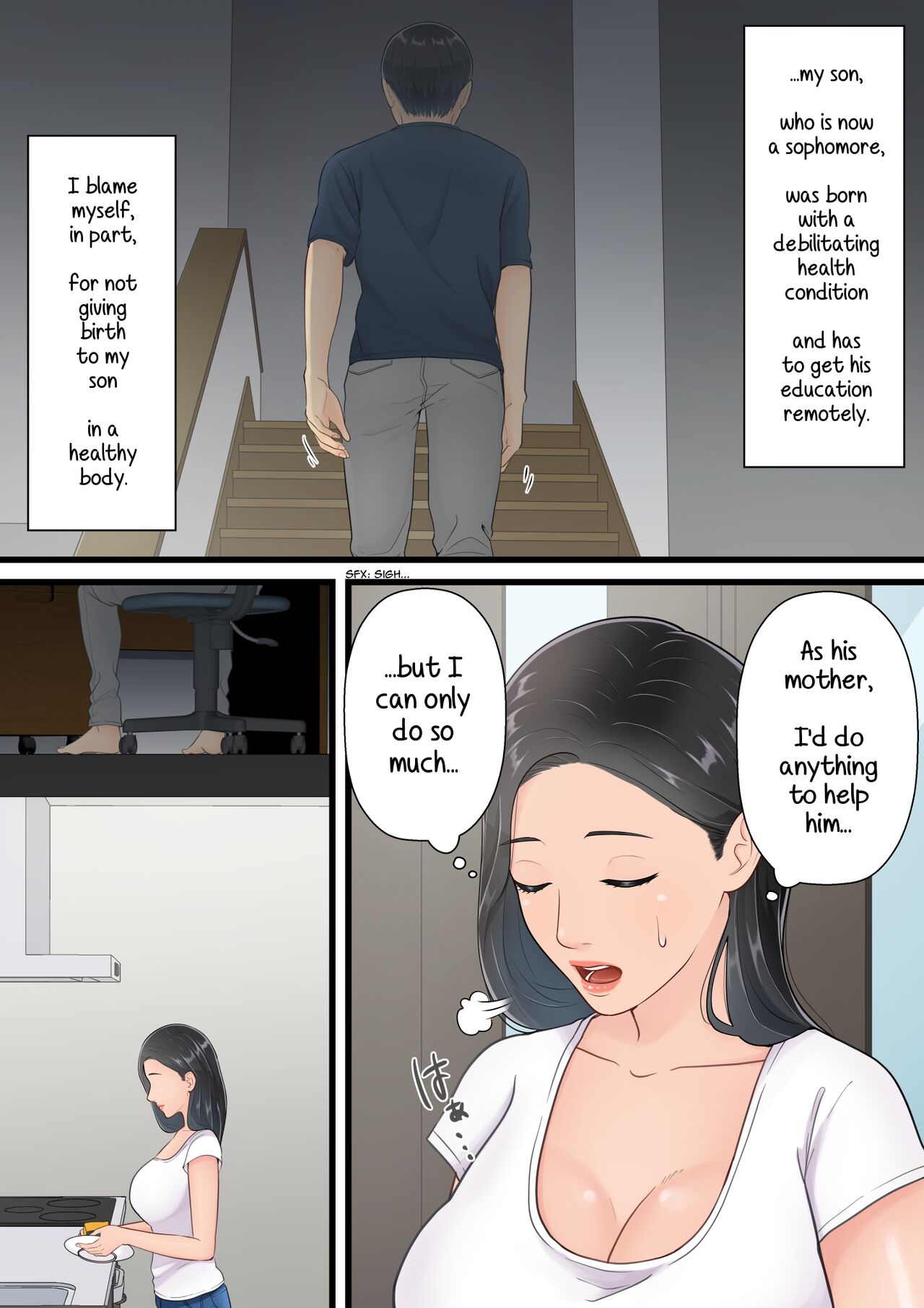 When a Good Mom Succumbs to Her Son's Cock page 3